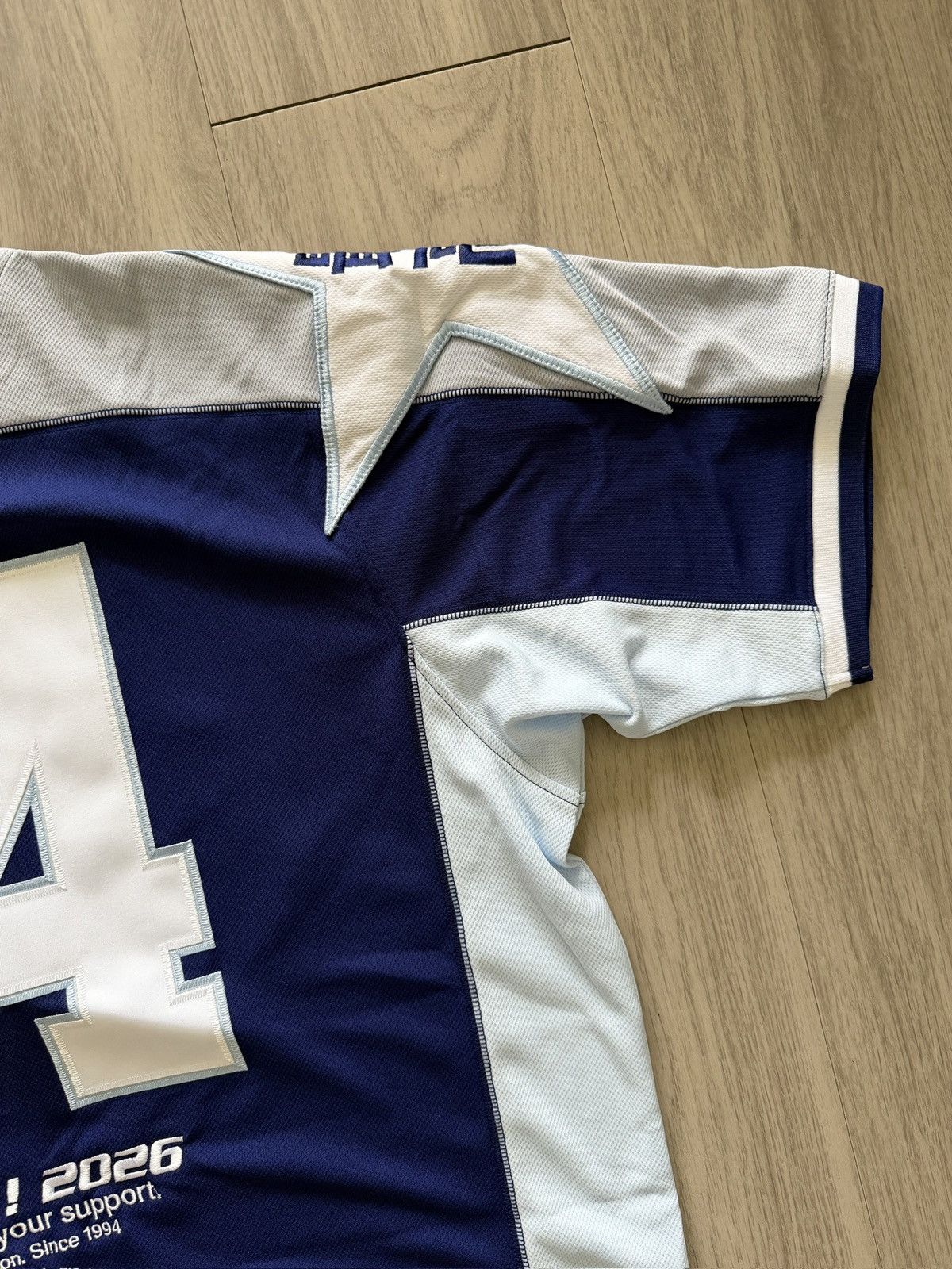 Supreme Supreme Stars Baseball Jersey Navy Size US XL / EU 56 / 4 - 8 Thumbnail