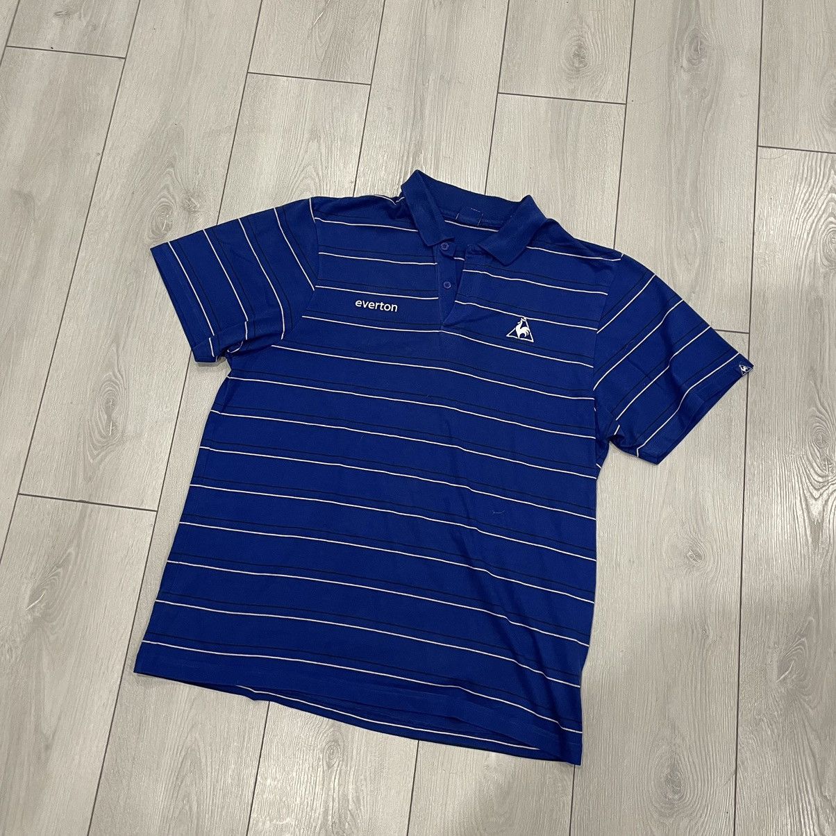 Le Coq Sportif × Vintage EVERTON LE COQ SPORTIF SOCCER HOME JERSEY POLO SHIRT TEE Size US XL / EU 56 / 4 - 1 Thumbnail