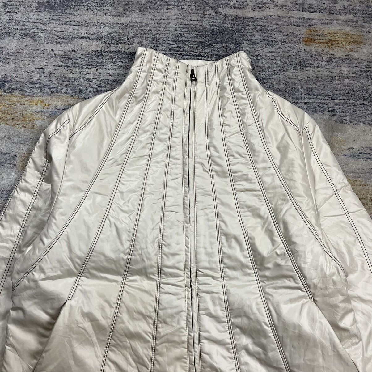 Kansai Yamamoto Vintage 90s Kansai Bis beige radiant pattern jacket Size M / US 6-8 / IT 42-44 - 5 Thumbnail