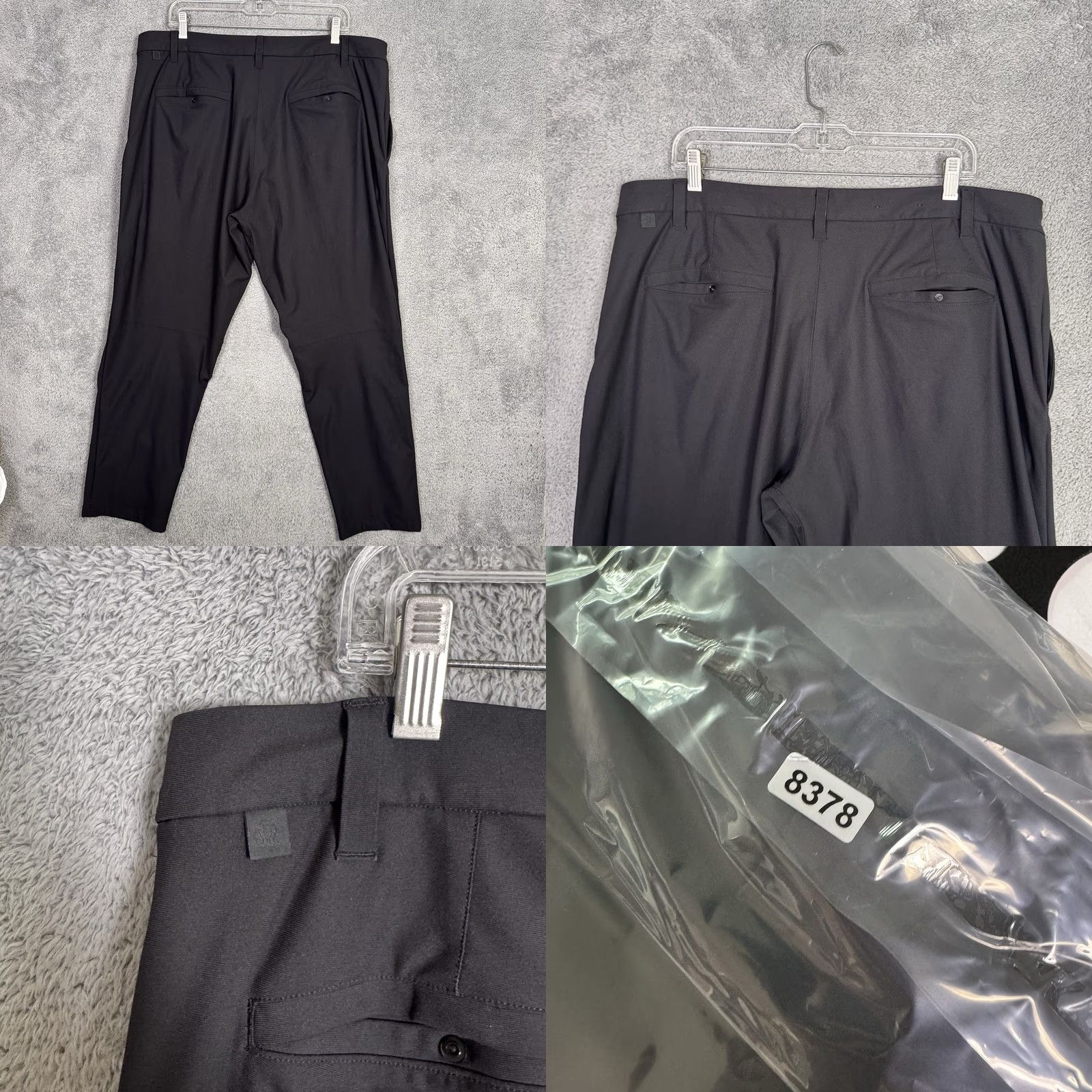 Lululemon Lululemon Commission Pant Men 38x29 Chino Flat Front 5-Pocket Solid Black Warpstreme ABC Tech LM5AEYS Size US 38 / EU 54 - 9 Thumbnail