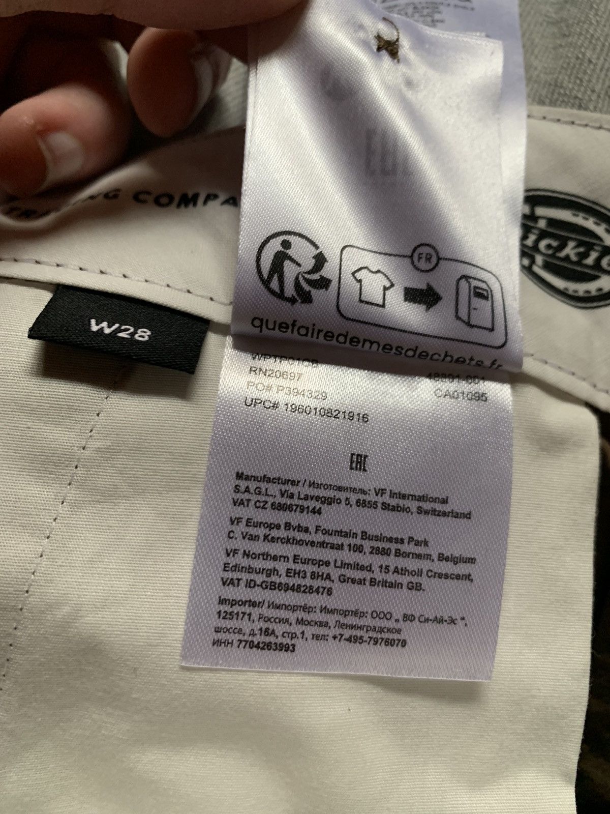 Designer × Dickies × Pop Trading Company *RARE* New Dickies x Pop Trading Company Sanforized Pants Size US 28 / EU 44 - 12 Thumbnail
