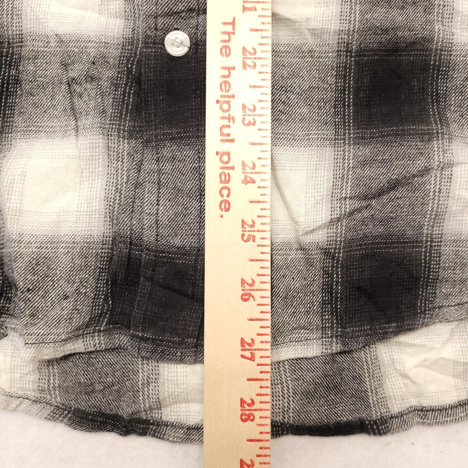 Arizona Jean Co. Arizona Jean Co Tartan Flannel Shirt Mens Size L White Black Size US L / EU 52-54 / 3 - 8 Thumbnail