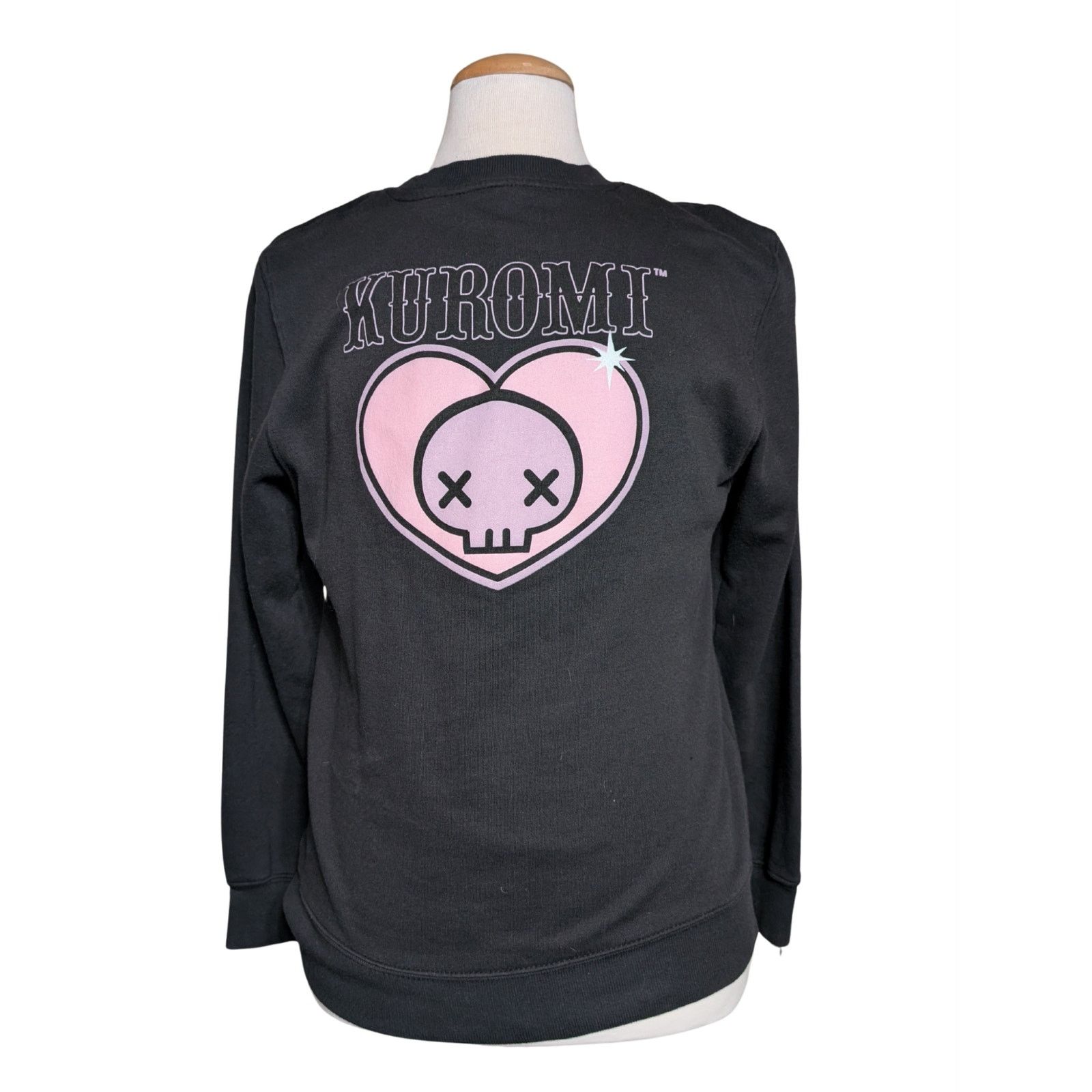 Other Sanrio Kuromi with Baku Long Sleeve Sweatshirt Black Size S Size S / US 4 / IT 40 - 3 Thumbnail