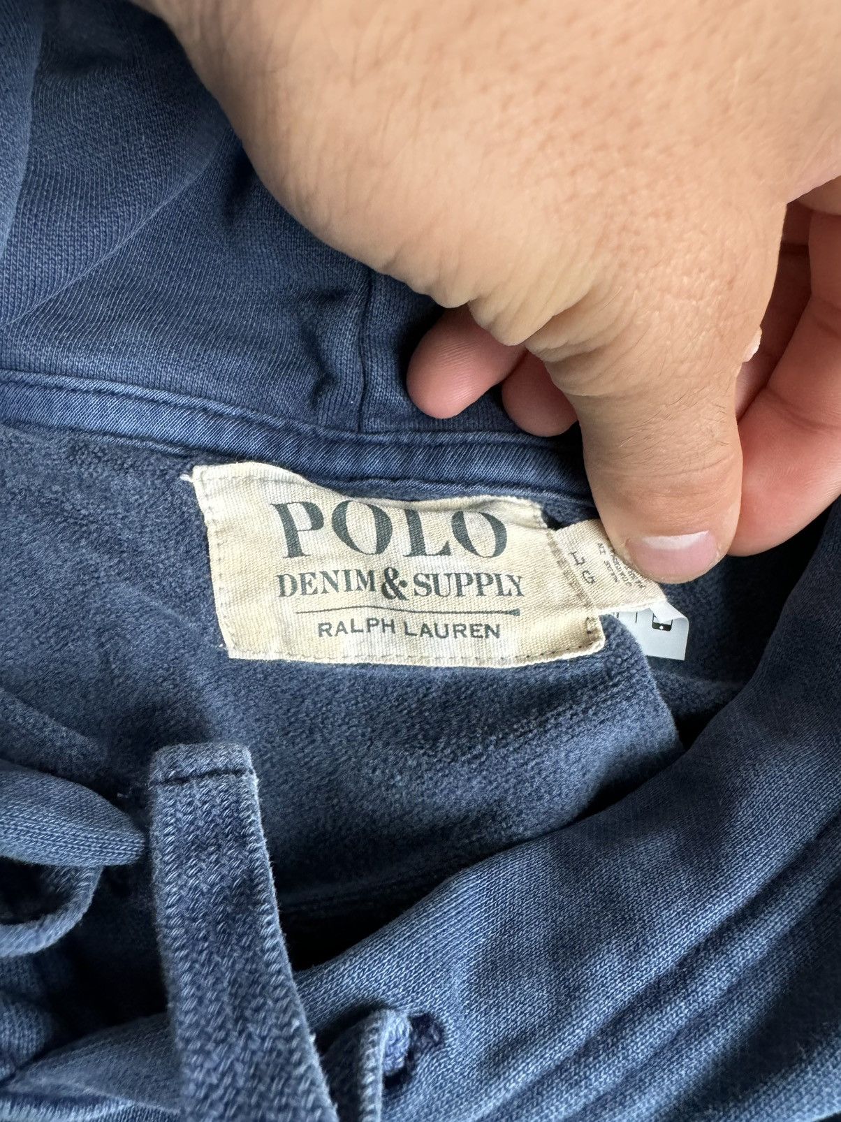 Denim & Supply Ralph Lauren × Polo Ralph Lauren × Vintage Vintage rare Polo Ralph Lauren oversized faded Hoodie Size US L / EU 52-54 / 3 - 5 Thumbnail
