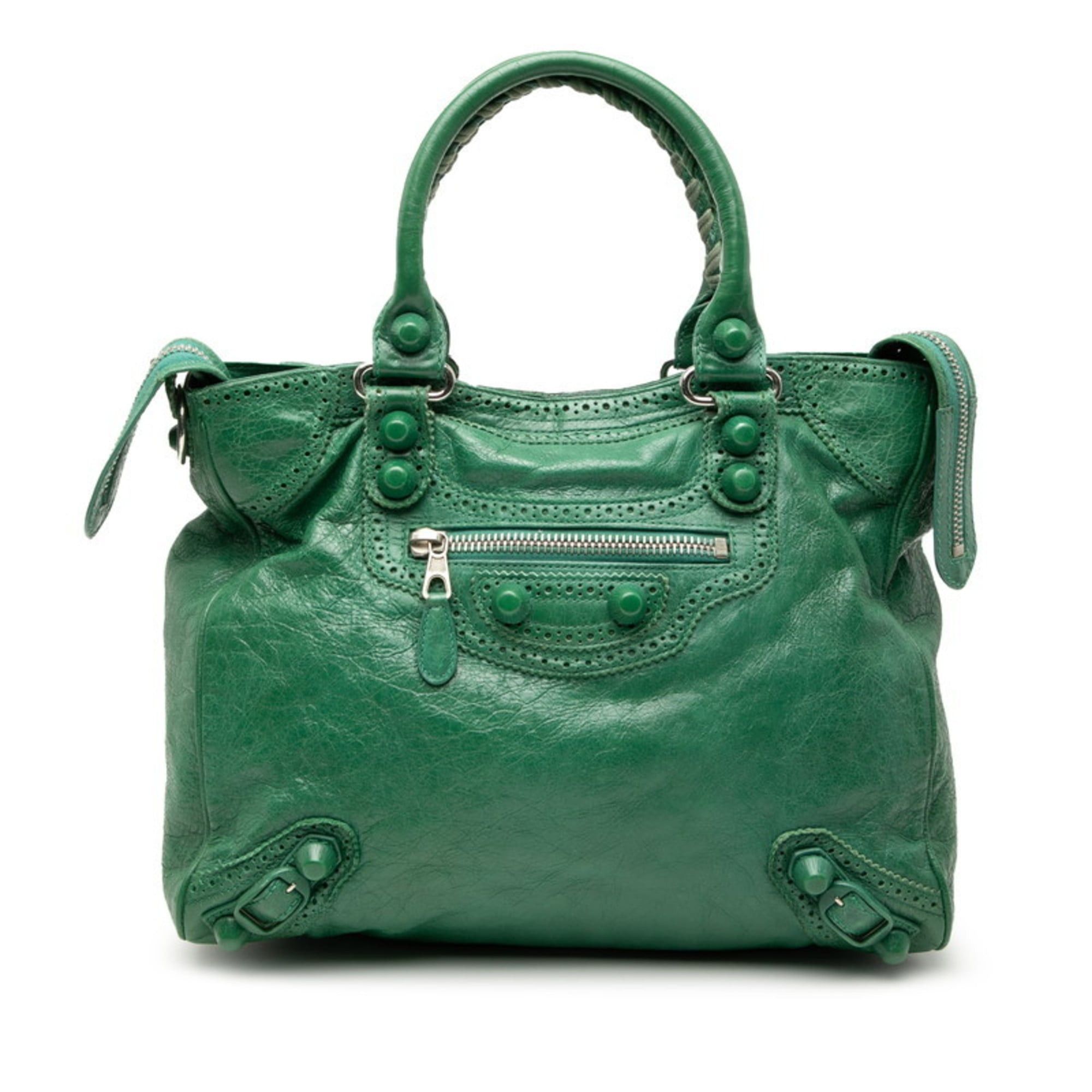 Balenciaga Balenciaga giant city bag in mint green | Grailed