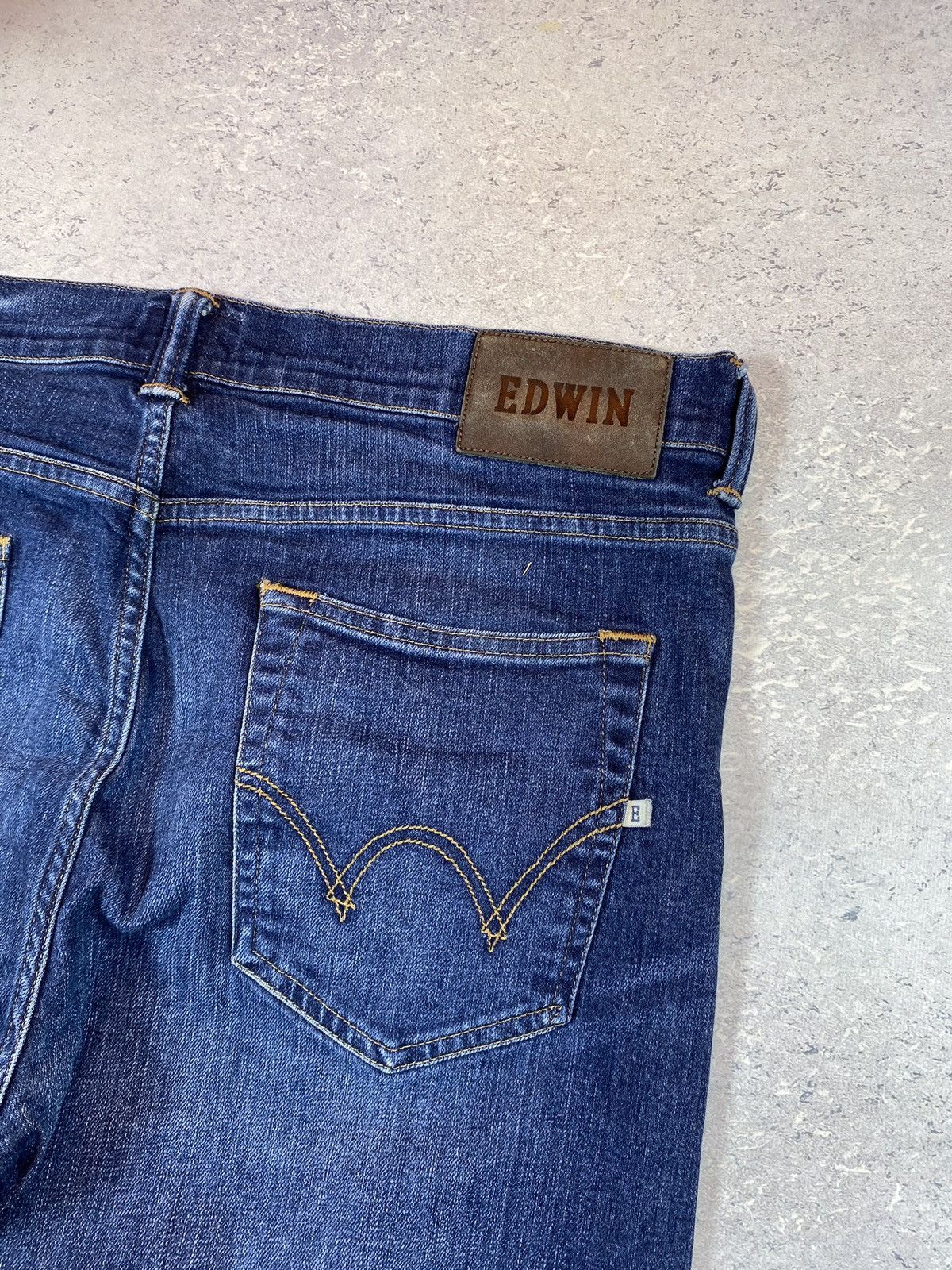 Designer × Edwin × Japanese Brand Edwin Men’s Blue Denim Jeans Size 34x34 Size US 34 / EU 50 - 5 Thumbnail