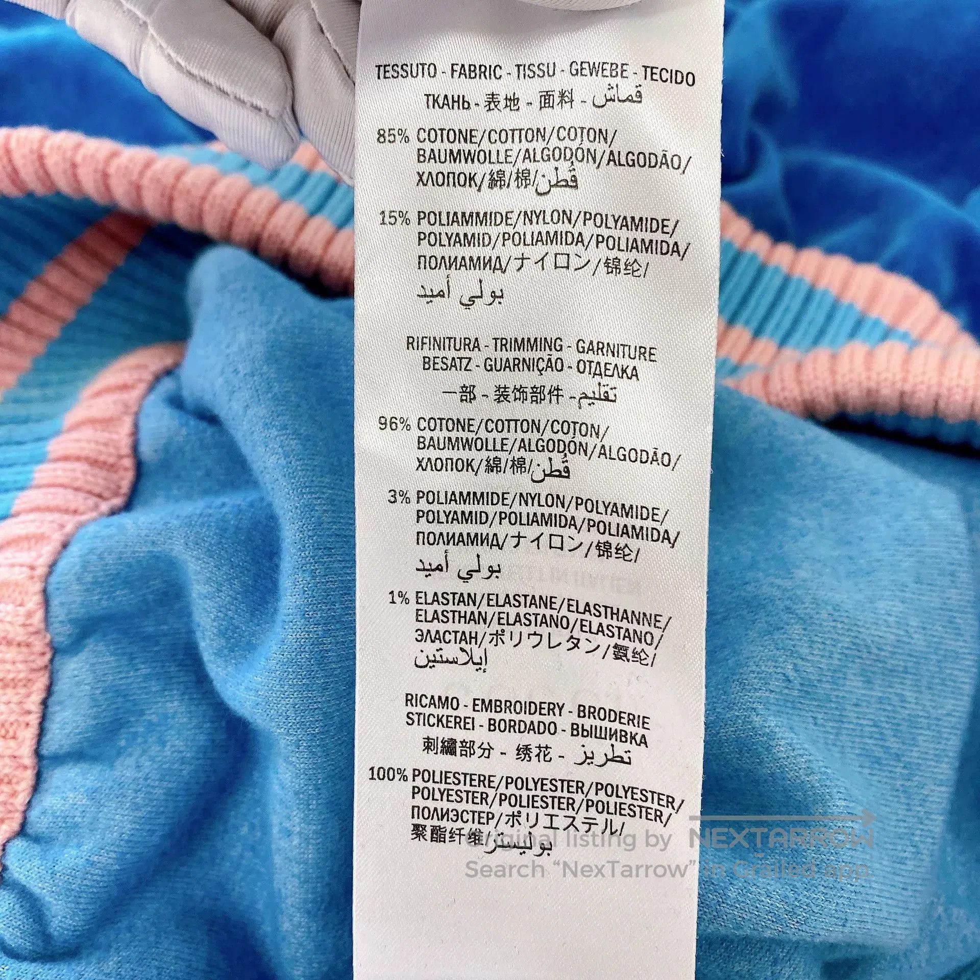Gucci Gucci Blue Tennis Racket Print Sweatshirt S. Size US S / EU 44-46 / 1 - 8 Thumbnail