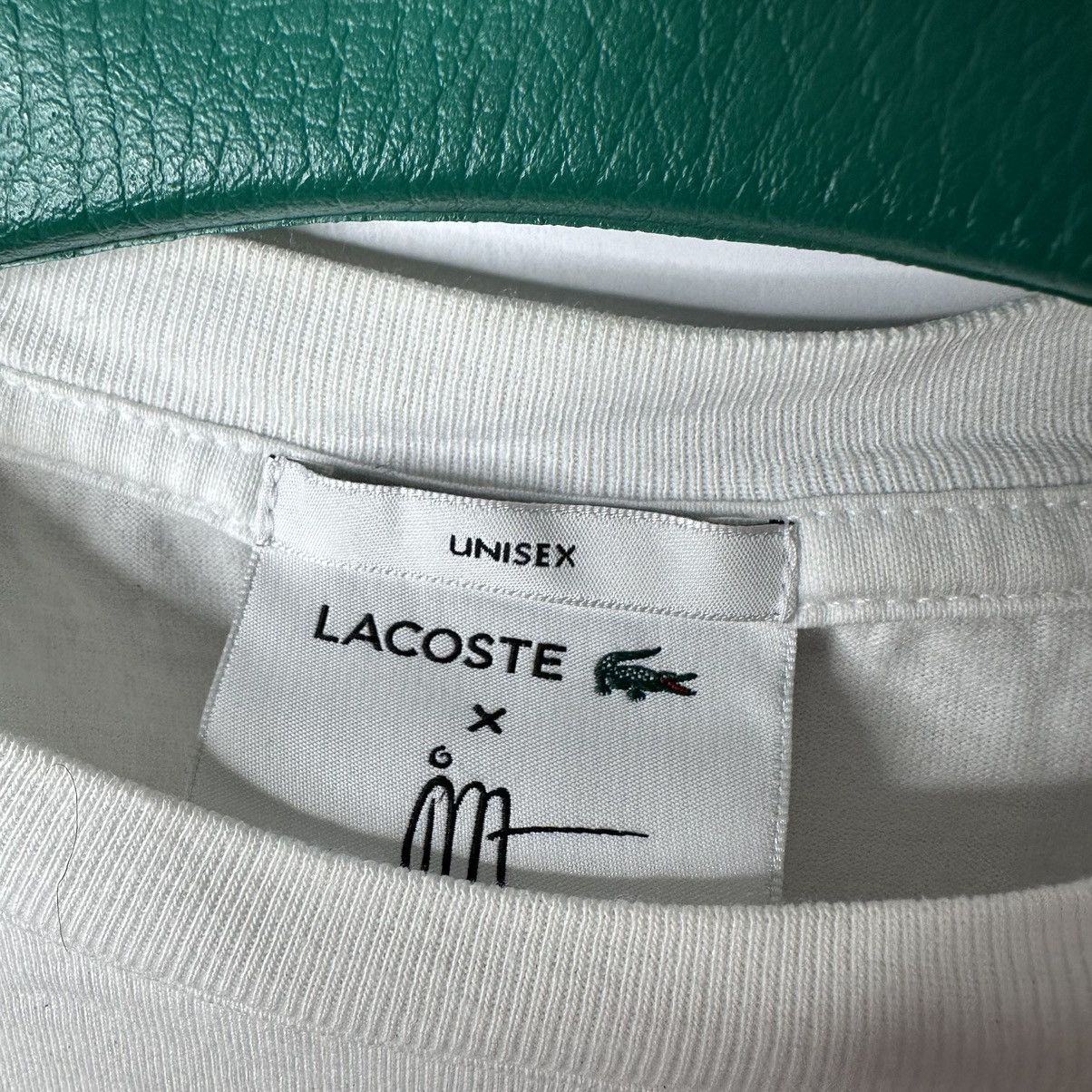 Other Lacoste x Jean Michel Tixier T-Shirt Aligator Big Logo Size US L / EU 52-54 / 3 - 5 Thumbnail