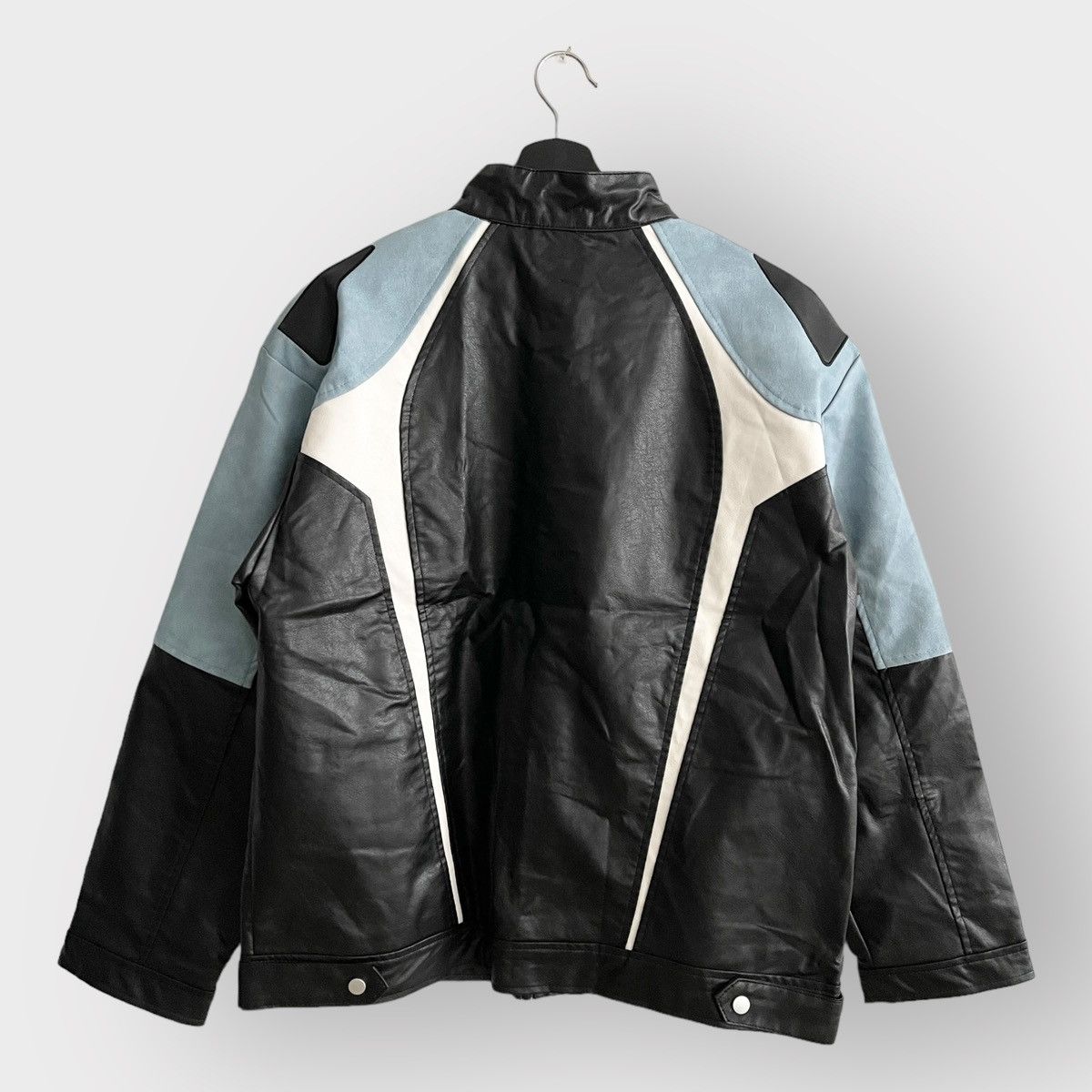 Vintage STEAL! Y2K Japan Anime Character Biker Leather Jacket (L) Size US L / EU 52-54 / 3 - 3 Thumbnail