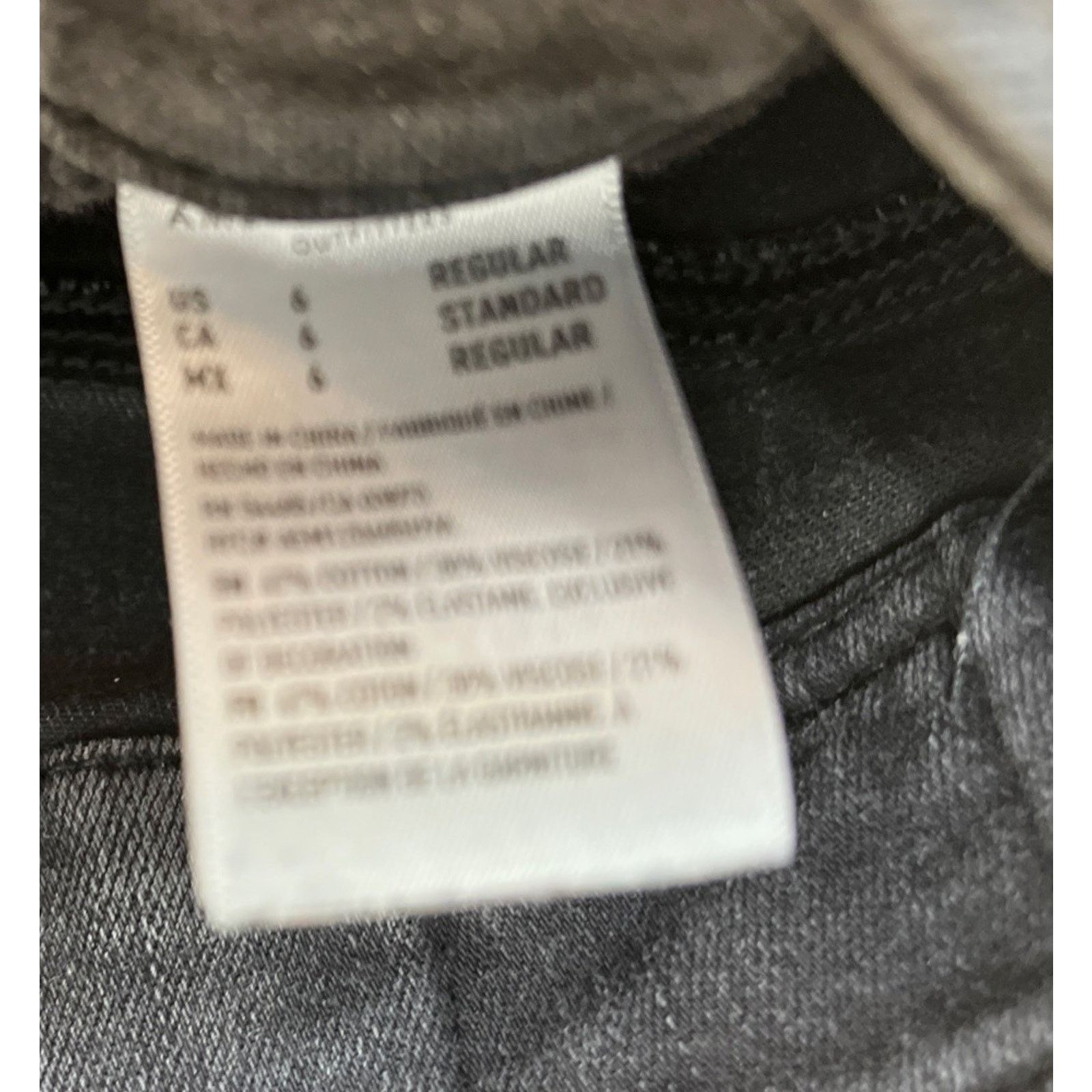 American Eagle Outfitters American Eagle Forever Soft Distressed Jeans 6 Jegging Black Size 28" / US 6 / IT 42 - 4 Thumbnail
