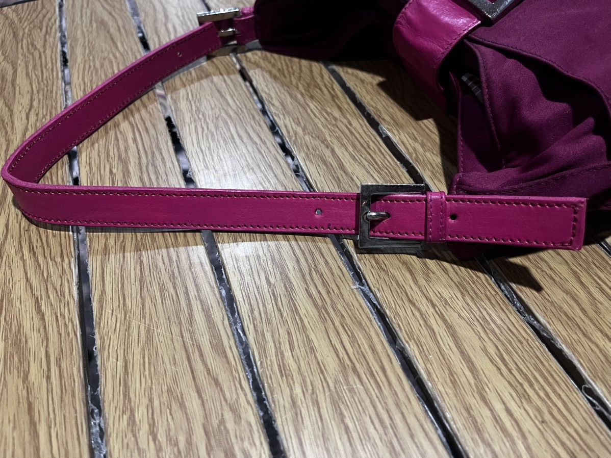 Fendi Authentic FENDI Mamma Baguette Shoulder Bag Red Maroon Size ONE SIZE - 7 Thumbnail