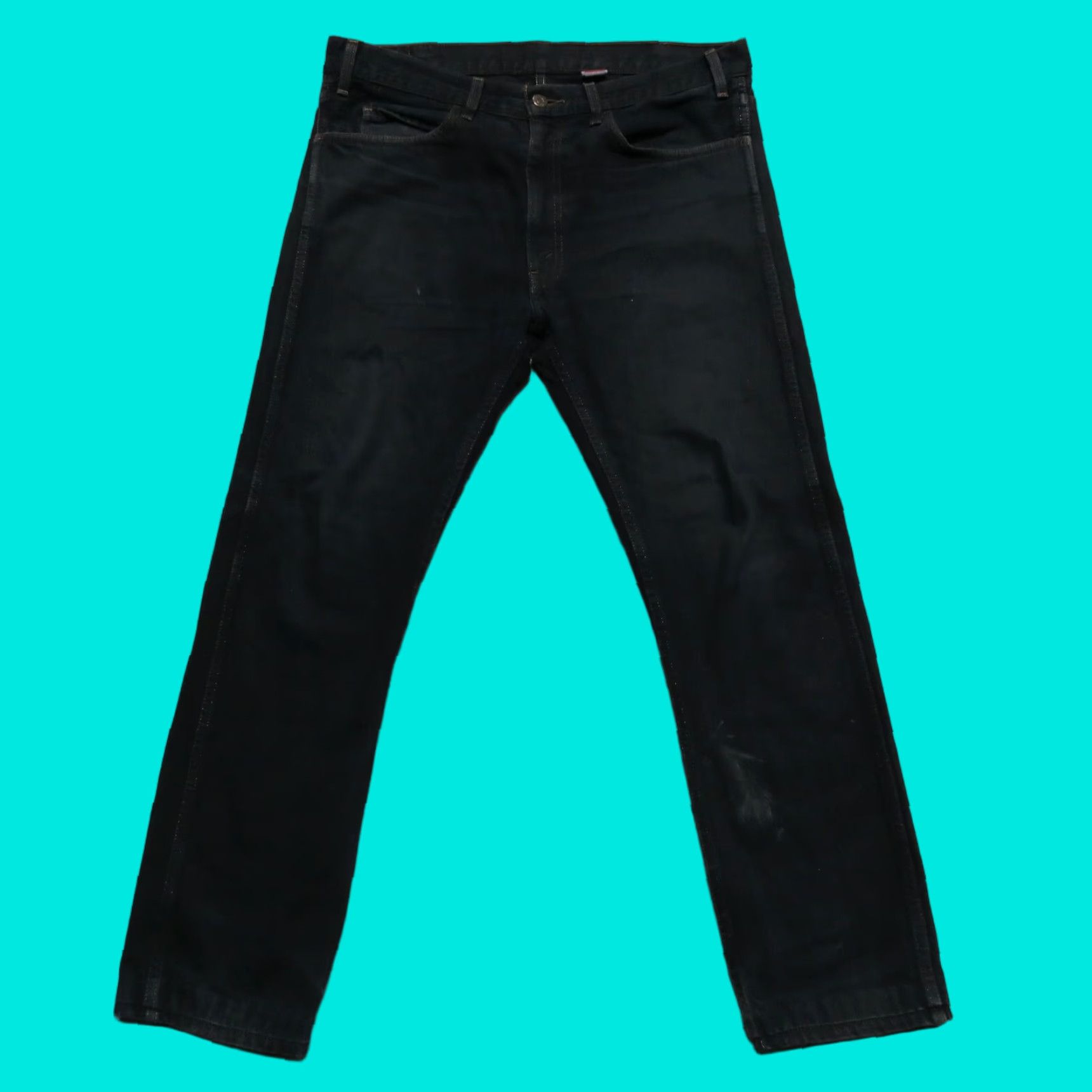 Levi's VINTAGE Levi's LVC 606 Denim Jeans Mens Regular Black 34x29 Made in USA Jeans Size US 34 / EU 50 - 1 Thumbnail