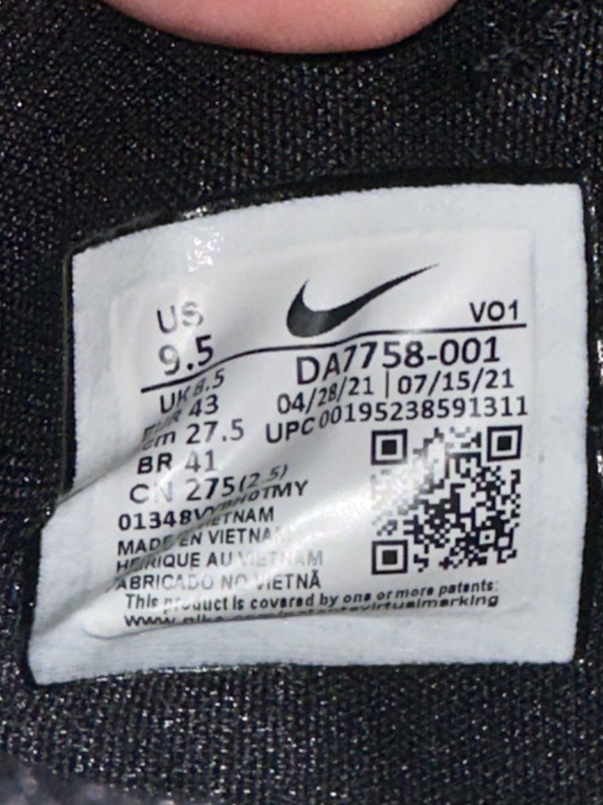 Nike Used PG 5 TB ‘Black White’ Size US 9.5 / EU 42-43 - 6 Thumbnail