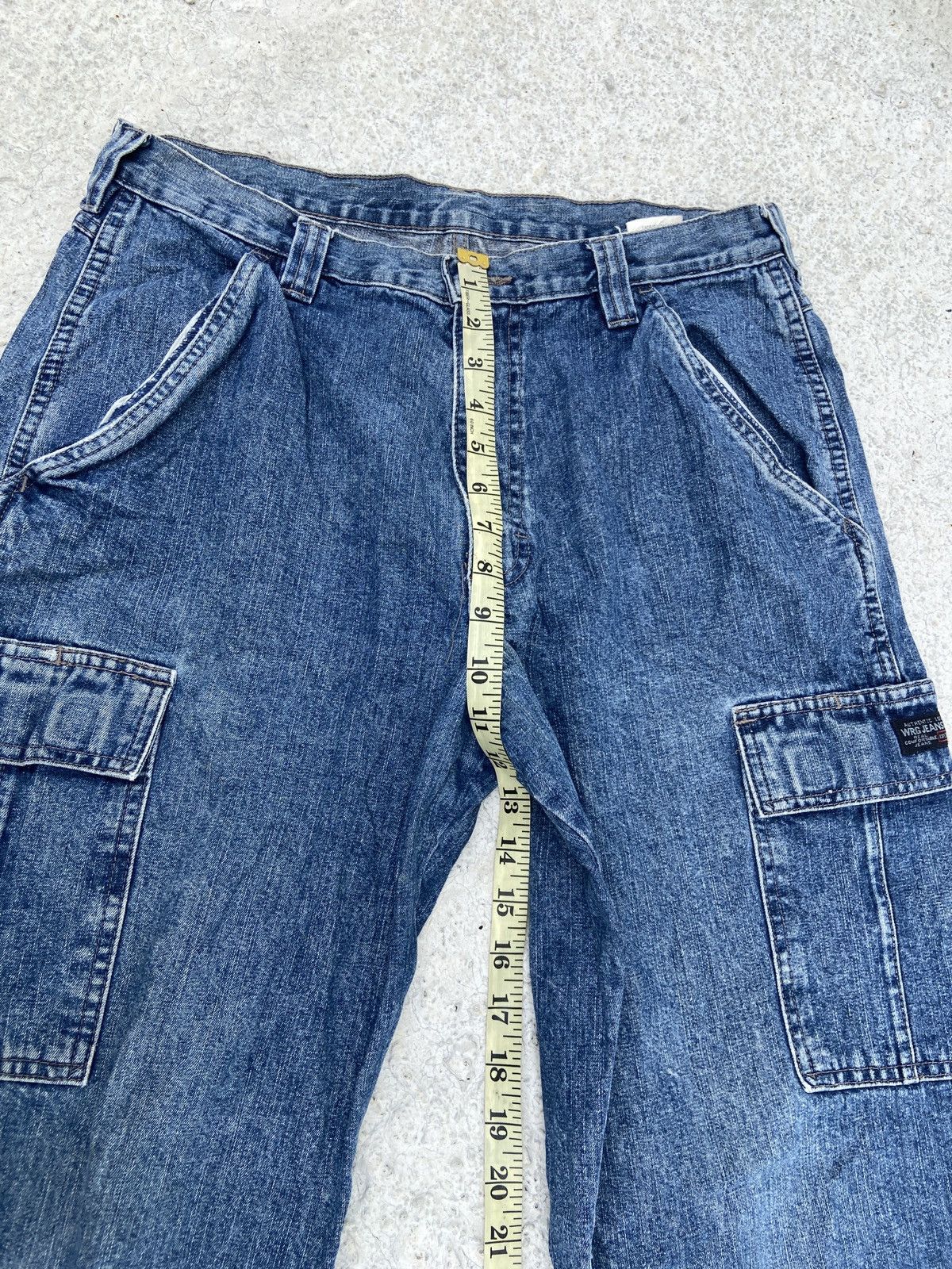Japanese Brand × Vintage × Wrangler Baggy Wrangler Workwear Denim Size US 32 / EU 48 - 9 Thumbnail