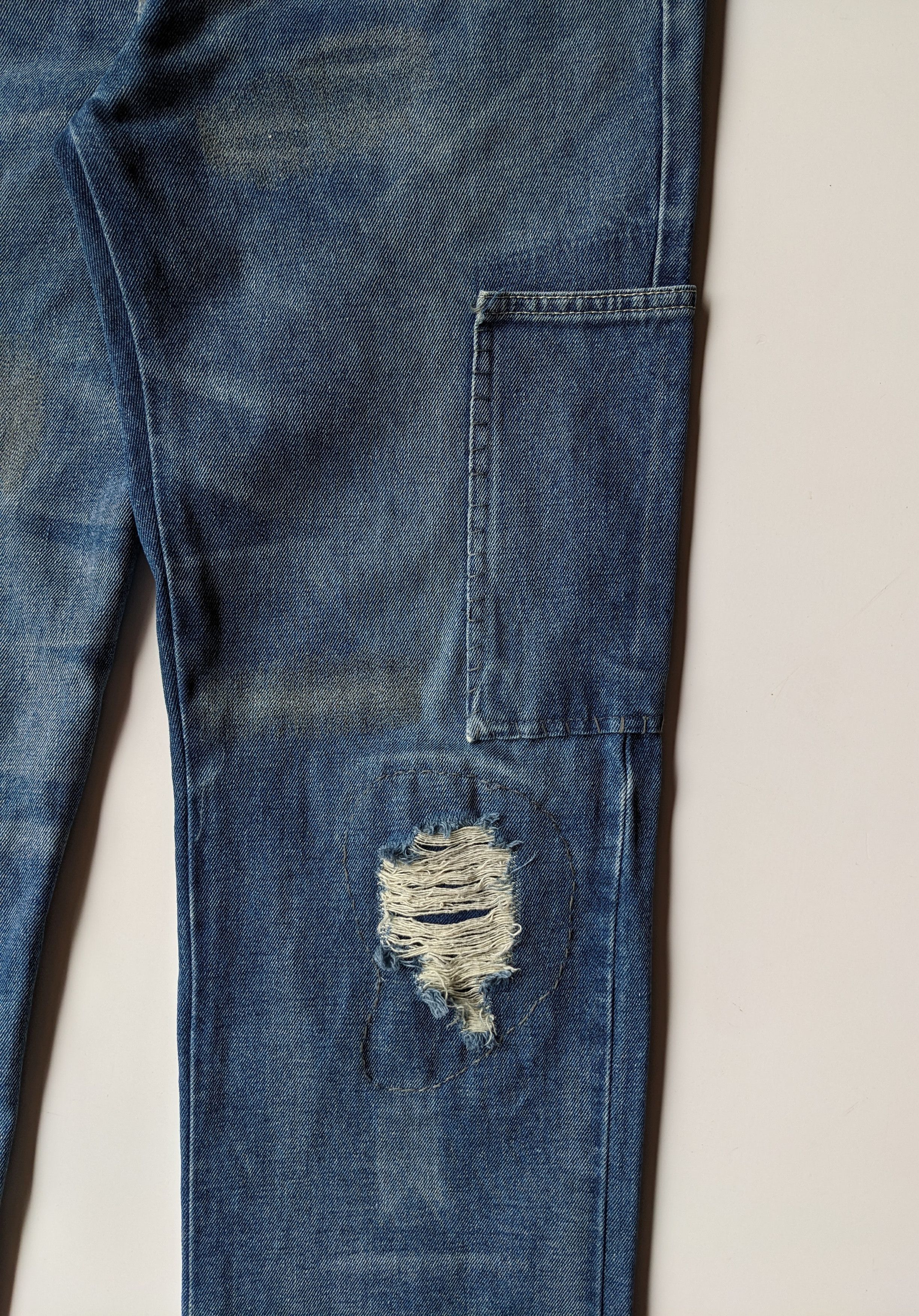 Jean × Neighborhood Neighborhood distressed ripped jean Size US 34 / EU 50 - 6 Thumbnail