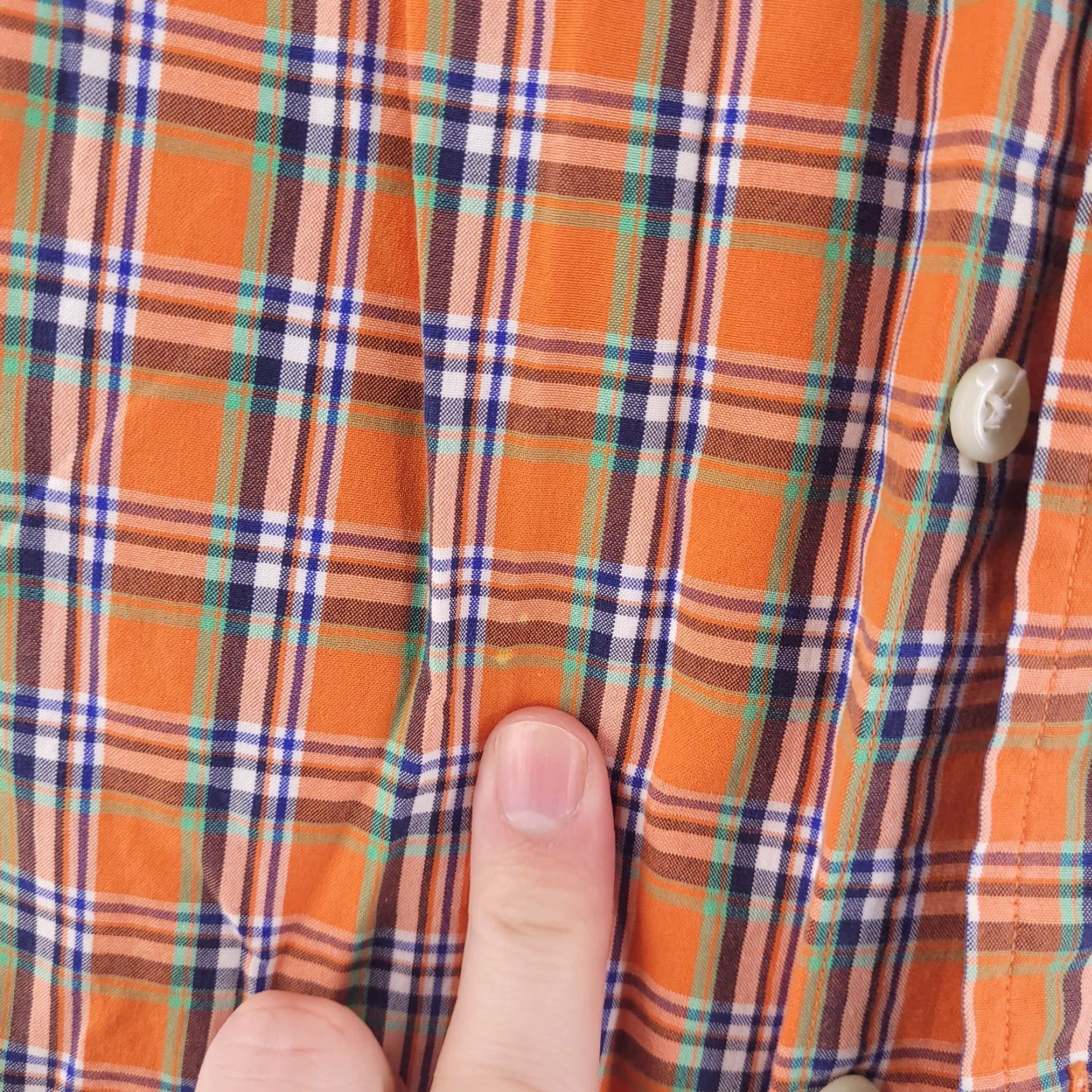 Polo Ralph Lauren Polo Ralph Lauren Shirt Mens XL Orange Long Sleeve Button-Up Casual Size US XL / EU 56 / 4 - 2 Thumbnail