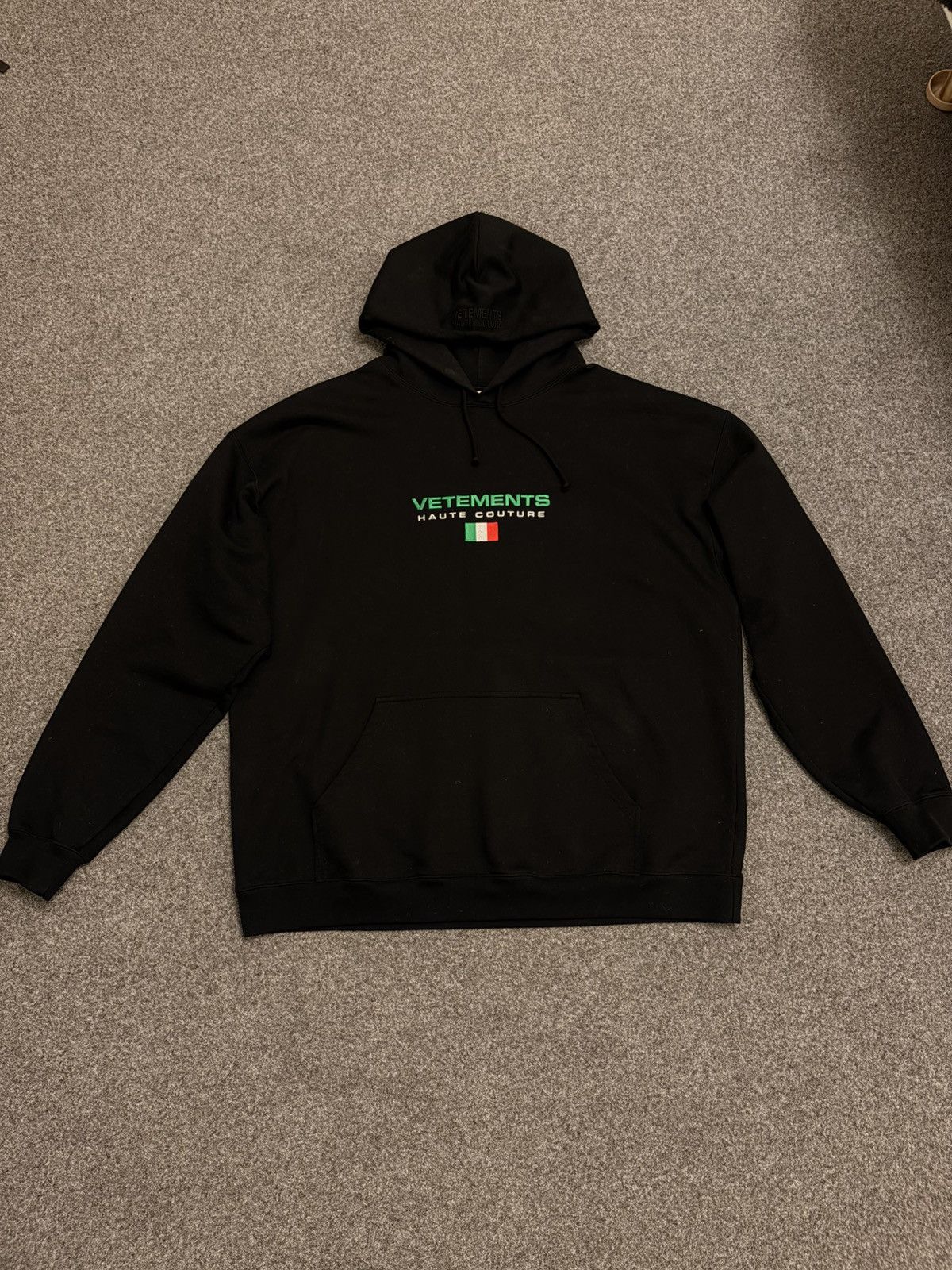 Vetements haute couture italy flag hoodie Size US S / EU 44-46 / 1 - 1 Thumbnail