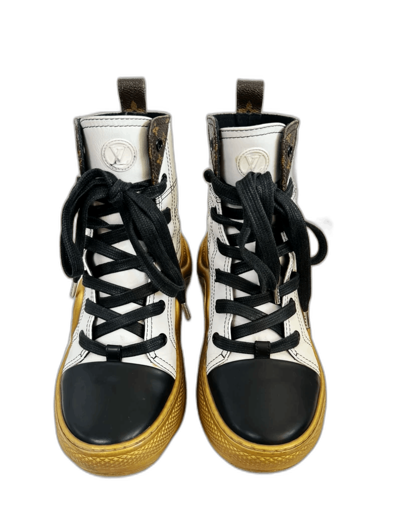 Louis Vuitton High Top Sneakers, Size 35 -2505