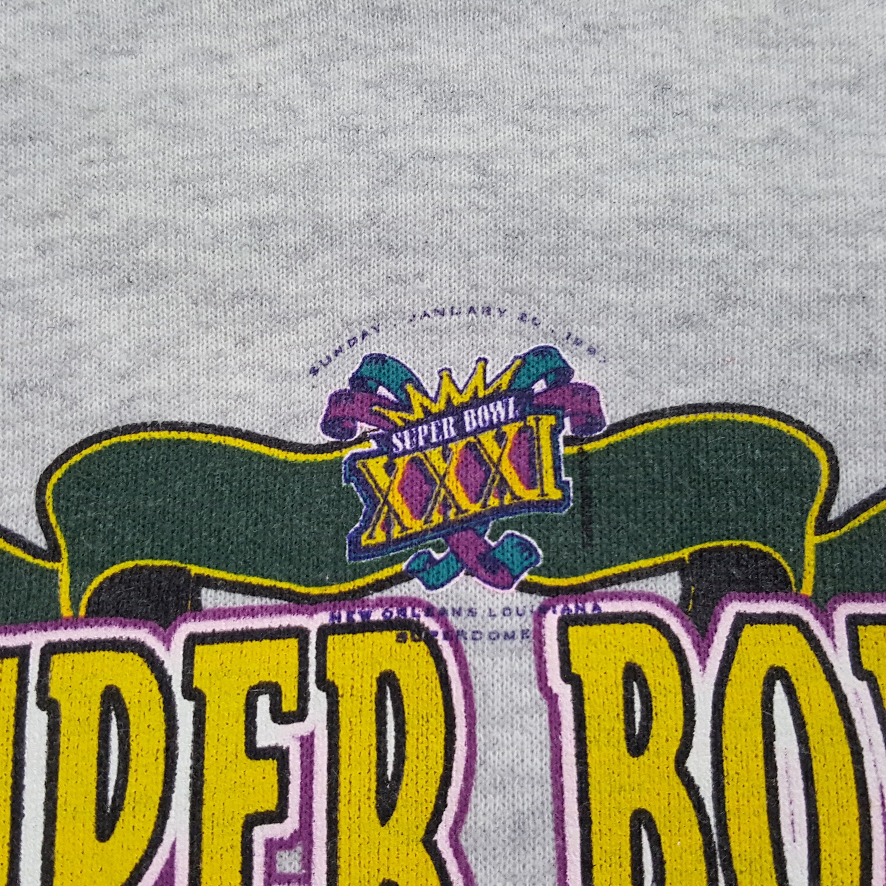 NFL × Vintage Vintage 90's Green Bay Champion Packers NFL Sweatshirt Size US L / EU 52-54 / 3 - 3 Thumbnail