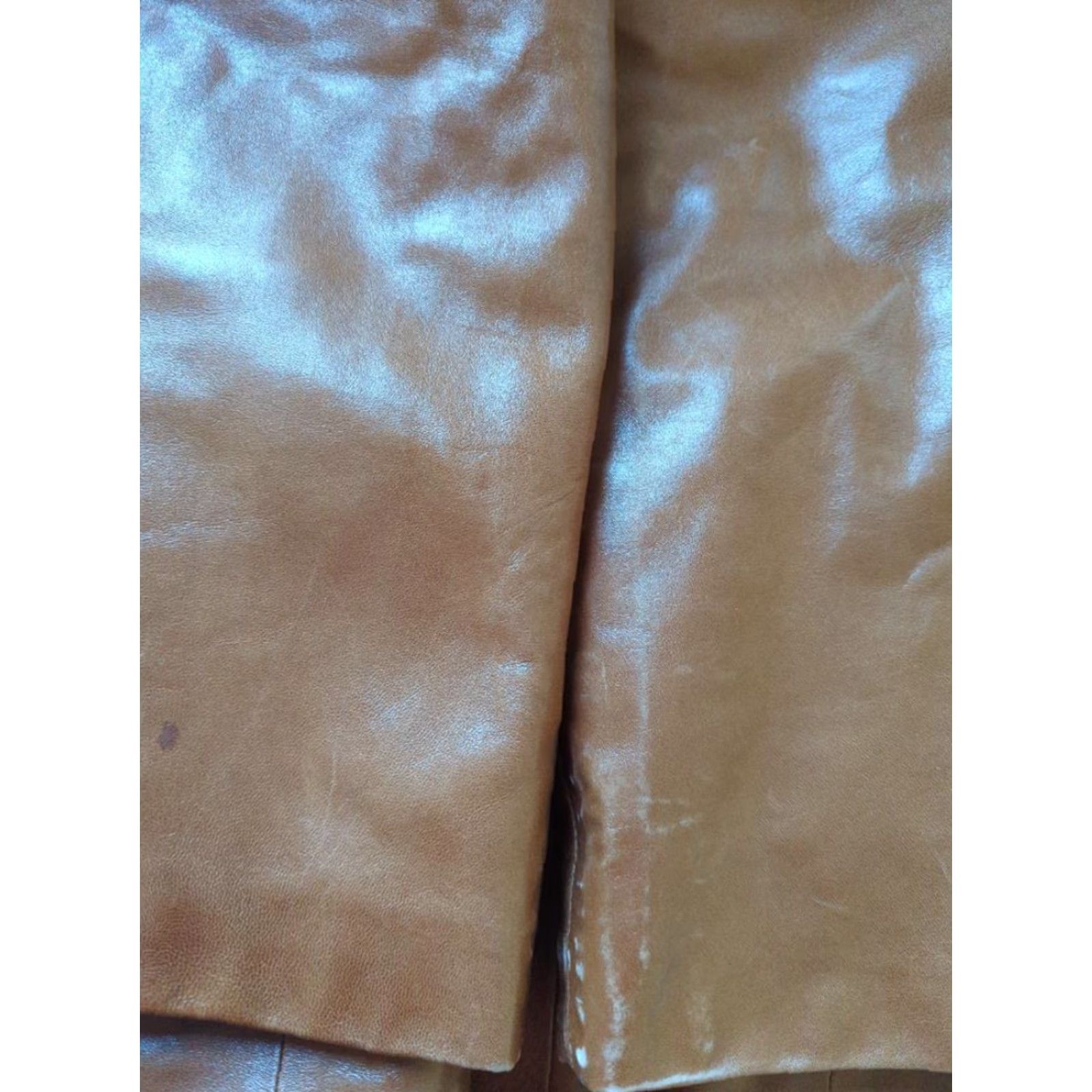 Vintage VINTAGE Cortefiel leather SHEEPSKIN butter-soft 40 overcoat Lambskin brown Overcoat Mens M Brown 40 in 22 35 18 24.5 90s Size US M / EU 48-50 / 2 - 8 Thumbnail