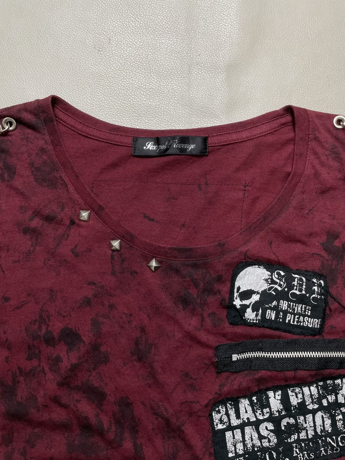 Sex Pot ReVeNGe Sexpot revenge Punks Patcwork Gothic tshirt vkei opium style Size US S / EU 44-46 / 1 - 4 Thumbnail