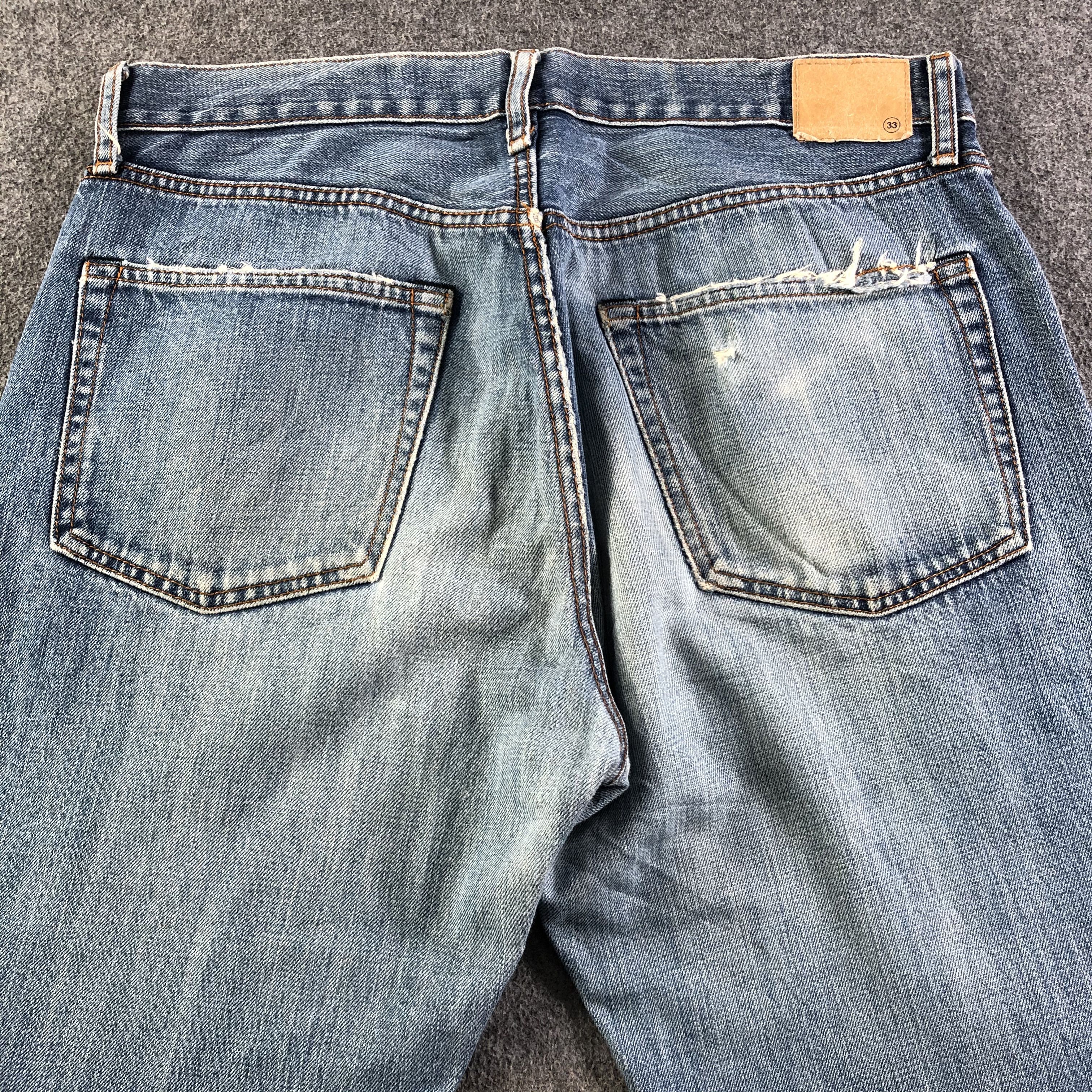 Uniqlo Blue Wash Uniqlo Selvedge Jeans-J2989 Size US 34 / EU 50 - 4 Thumbnail
