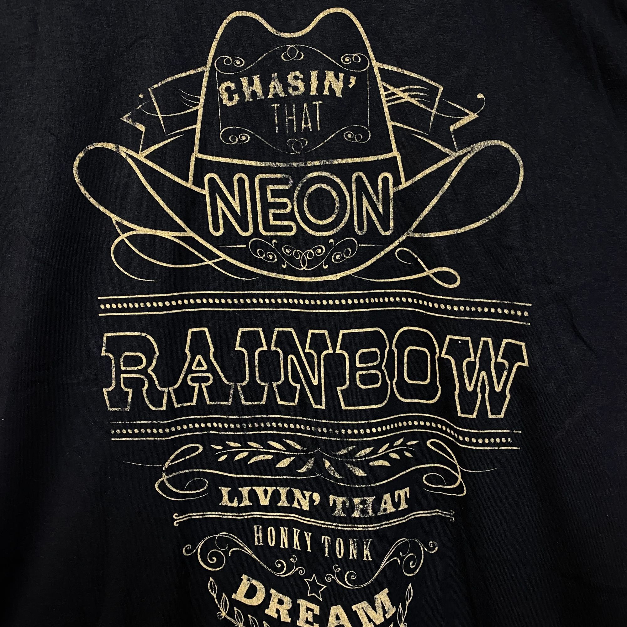 Other Alan Jackson Chasin That Neon Rainbow Graphic T-Shirt Large Size US L / EU 52-54 / 3 - 2 Thumbnail