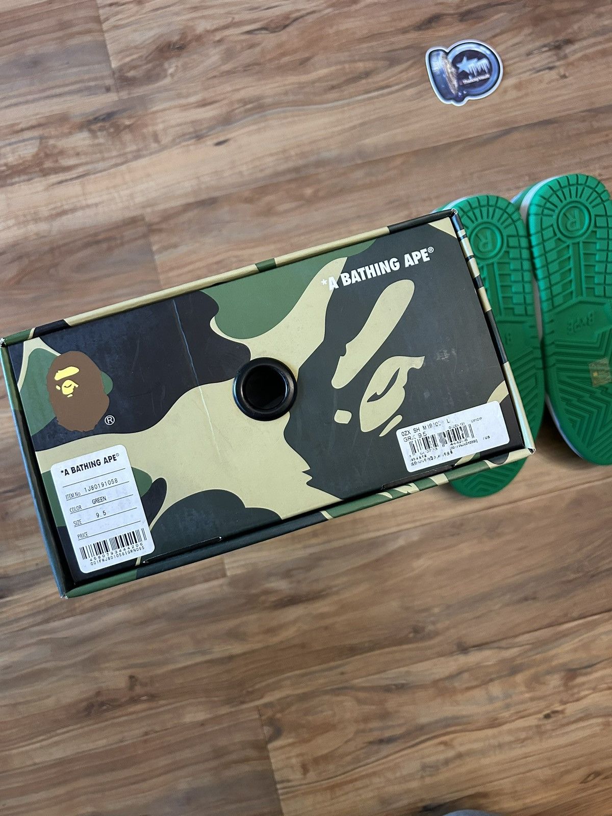 Bape NEW Bape Green Skatestas Size US 9.5 / EU 42-43 - 10 Thumbnail