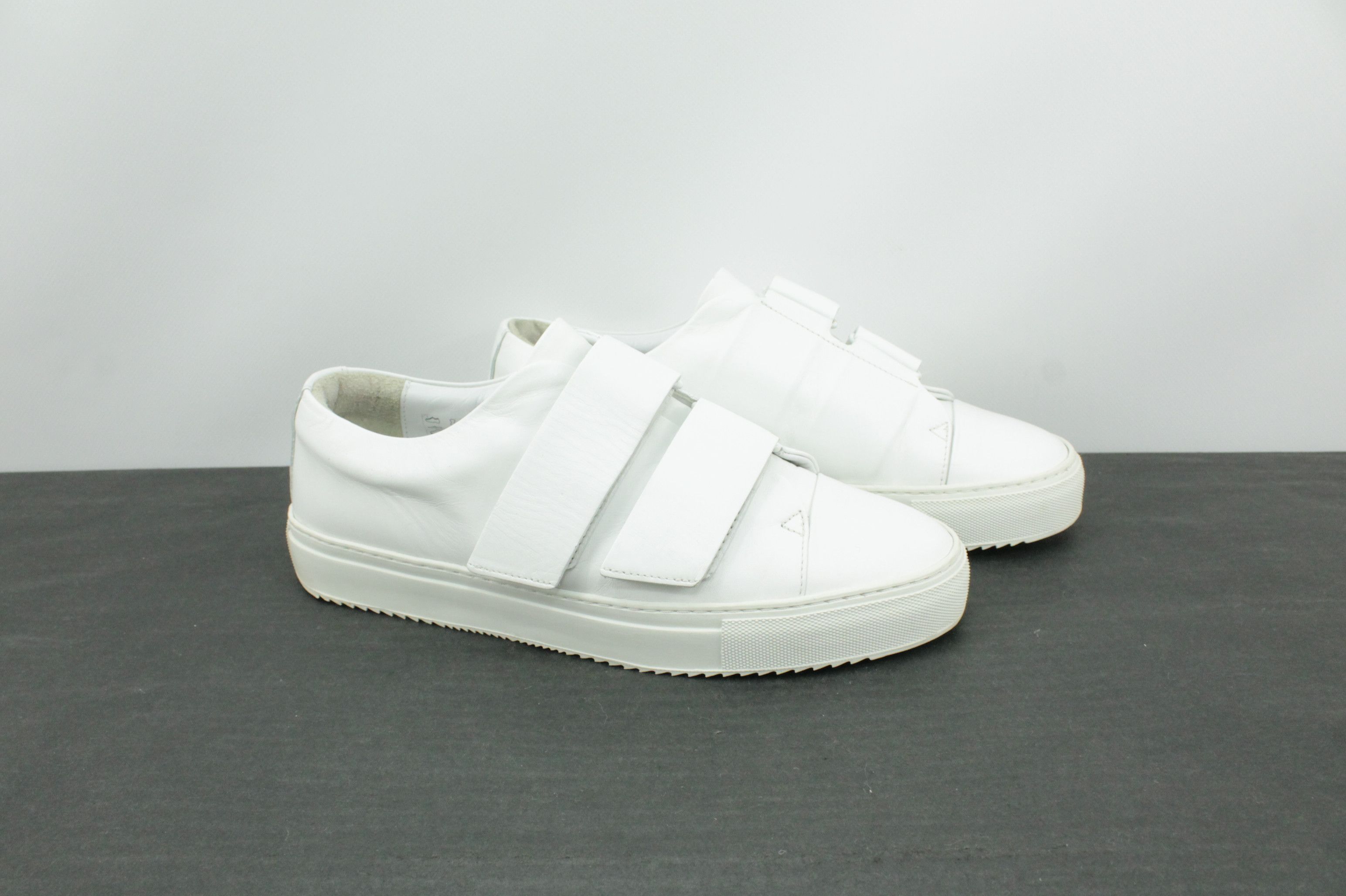 Cos COS Wrap-Over Leather Sneakers White Men's Size US 10 / EU 43 - 1 Thumbnail