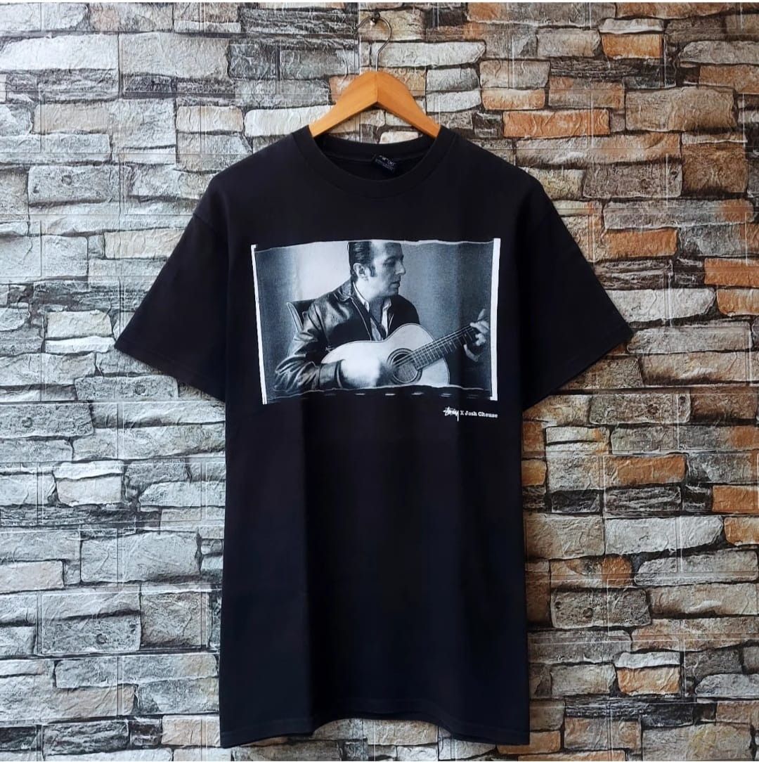 Stussy RARE🔥Vintage 90s STUSSY X Josh CheuseTshirt Size US M / EU 48-50 / 2 - 1 Thumbnail