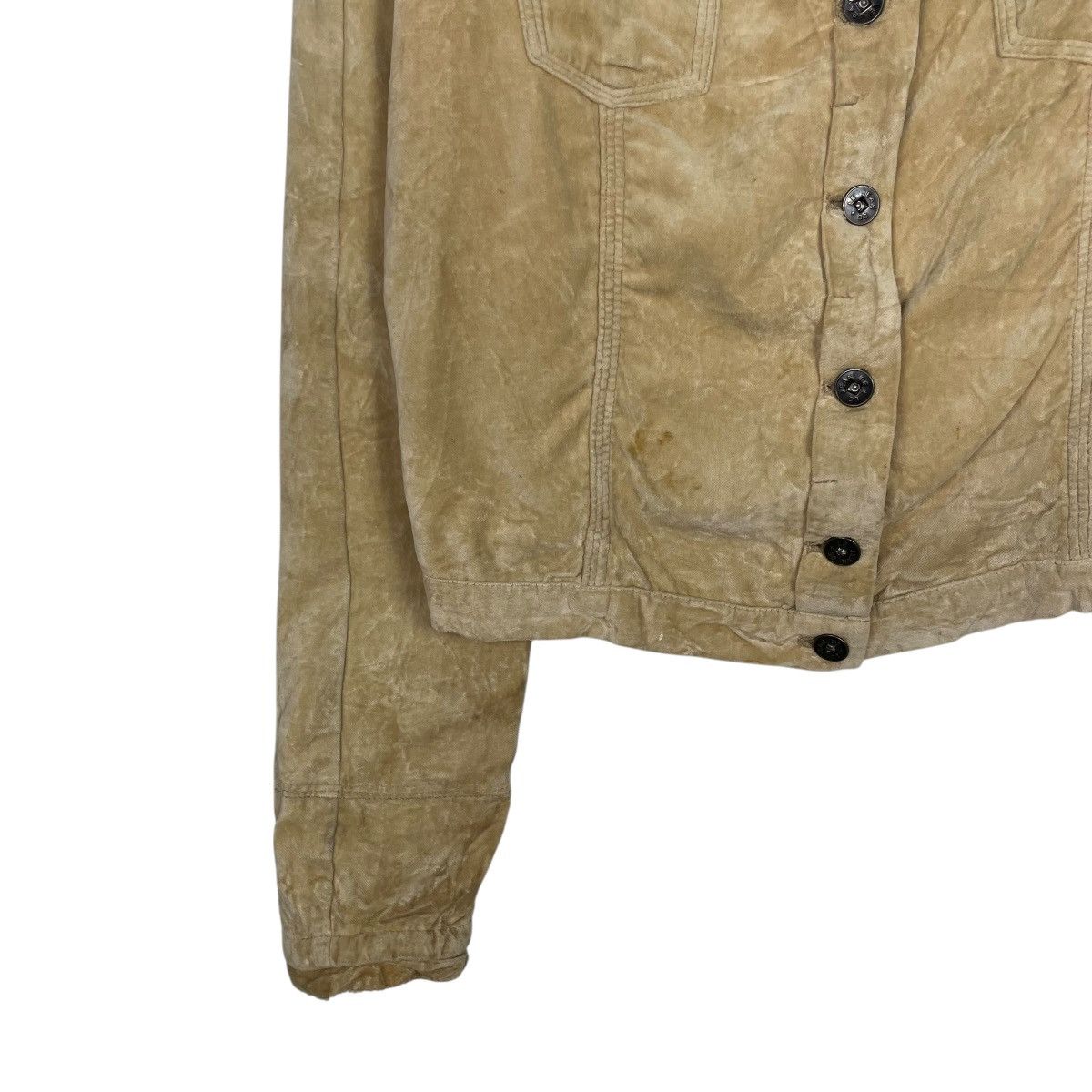 Marithe + Francois Girbaud Marithe Francoise Girbaud Flower Design Velour Jacket Size XS / US 0-2 / IT 36-38 - 3 Thumbnail