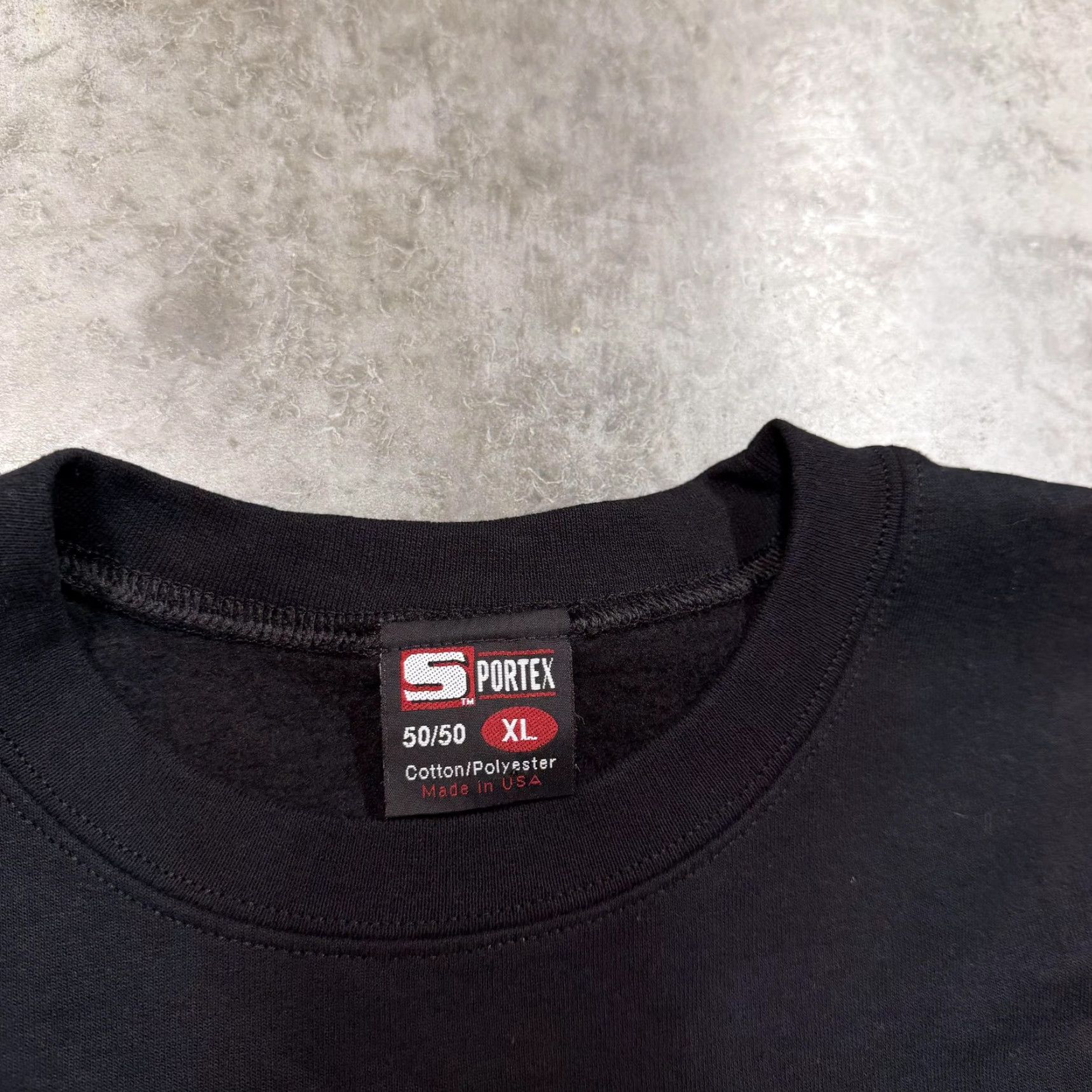 Vintage VINTAGE Portex Sweatshirt Mens XL Black Fleece Crewneck Tombstone Arizona 90s Size US XL / EU 56 / 4 - 3 Thumbnail