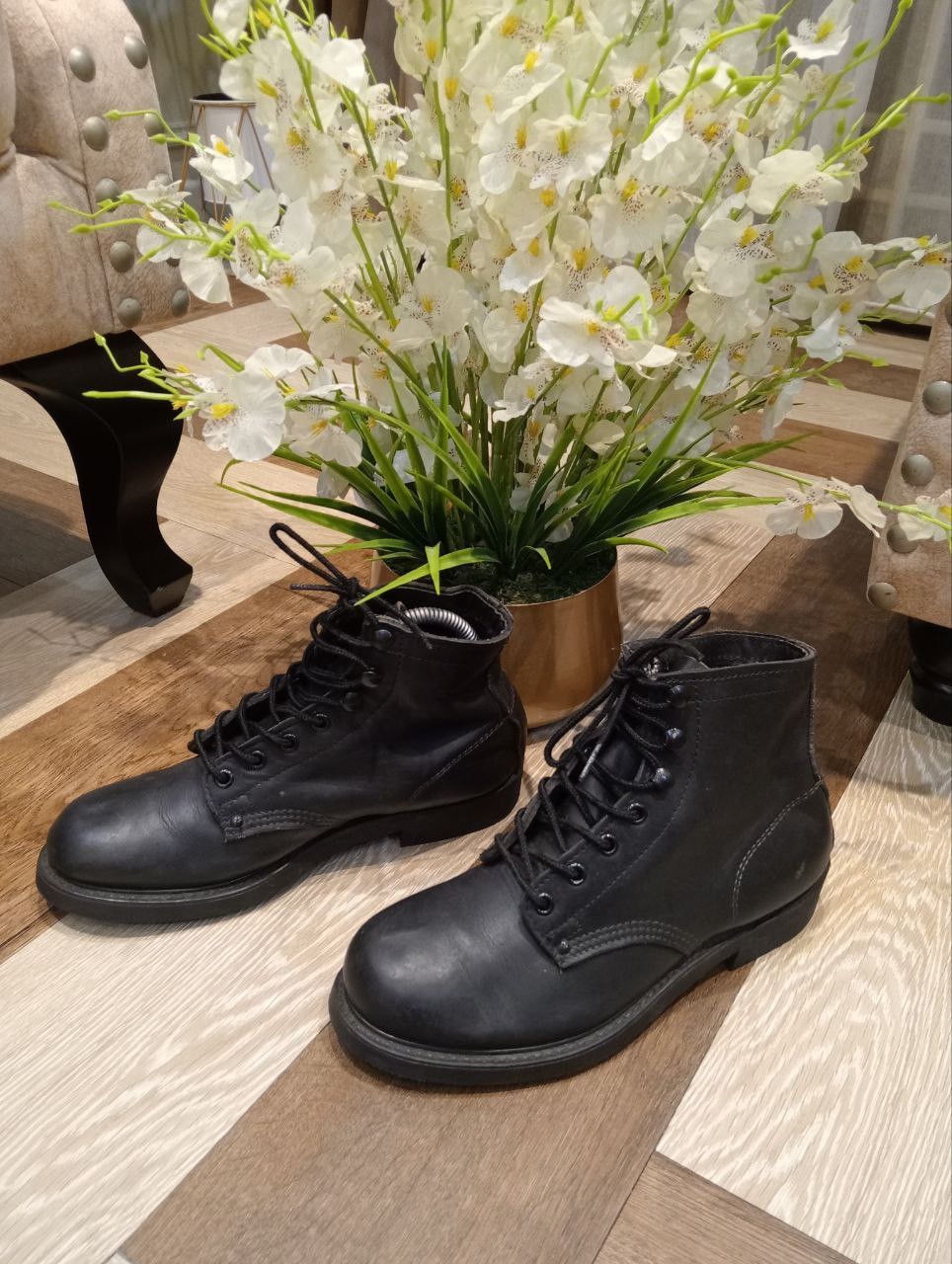 A.P.C. A.P.C BOOTS MAXITRED OIL RESISTANT BOOTS - BLACK Size US 6.5 / EU 39-40 - 1 Thumbnail