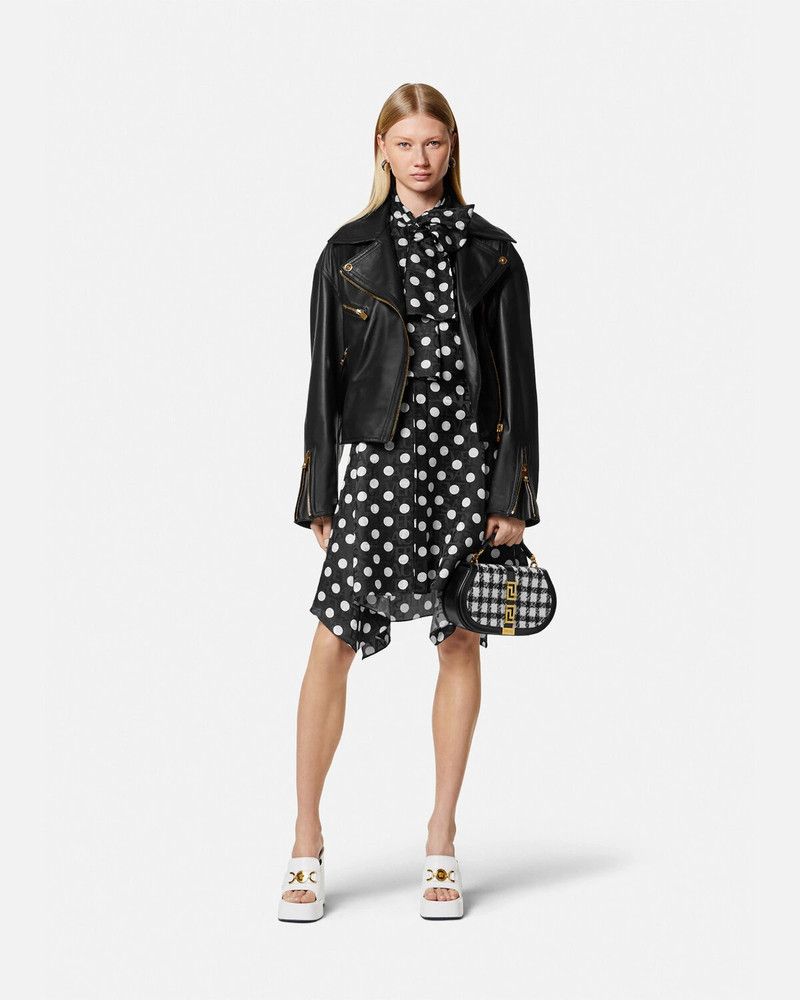 Versace o1y0226 Mini Dress in Black/White Size M / US 6-8 / IT 42-44 - 5 Thumbnail