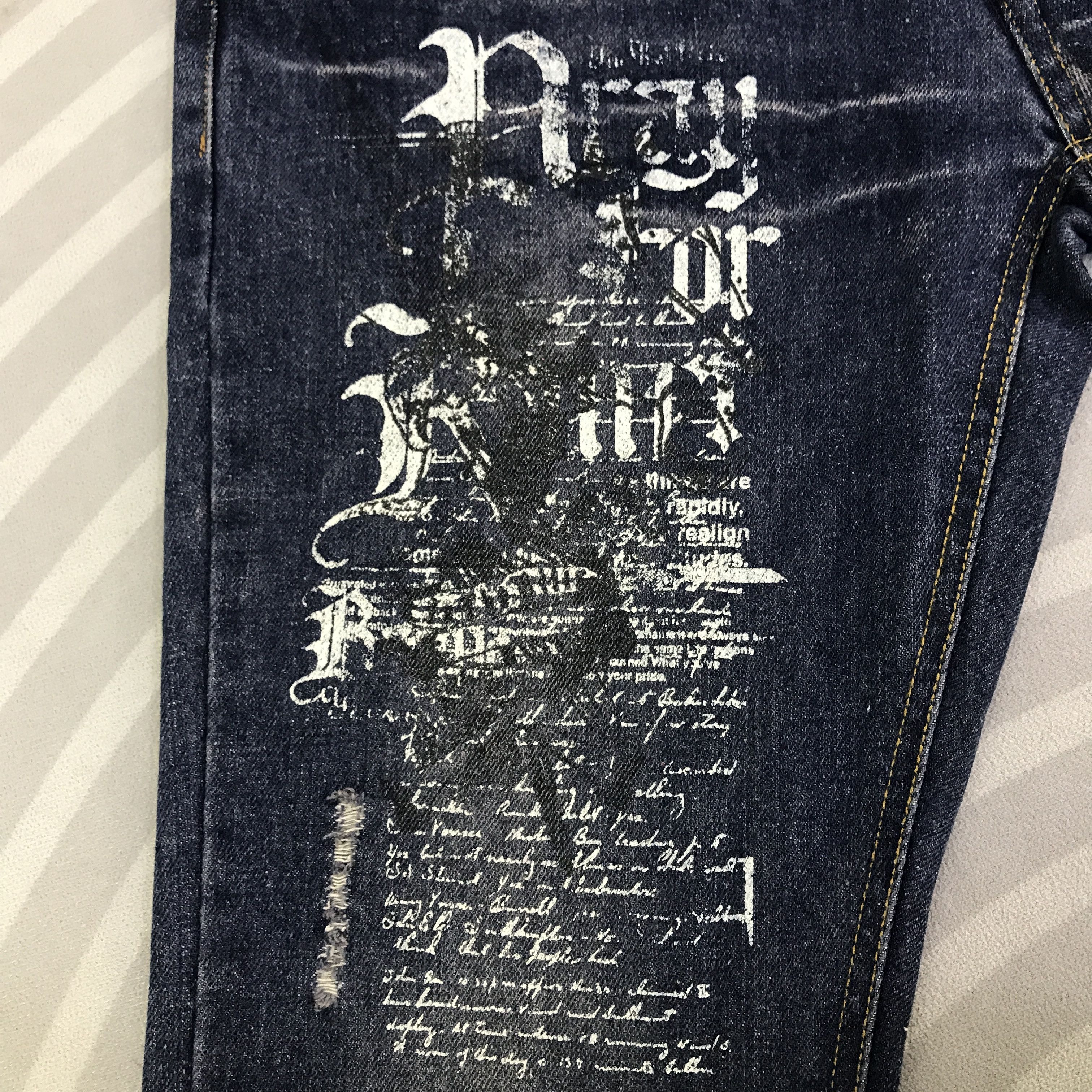 In The Attic Vintage In The Attic Japan Punk Jeans denim pantsK118B14 Size US 30 / EU 46 - 13 Thumbnail