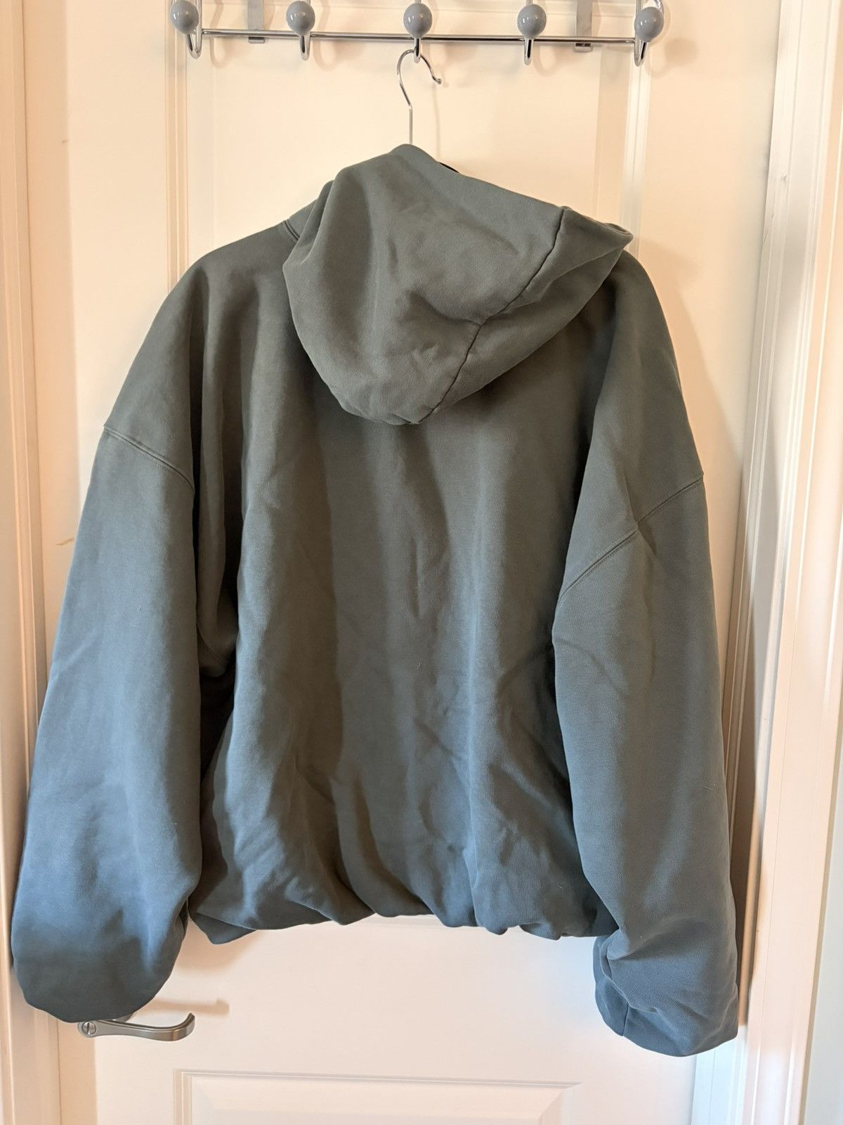 Balenciaga × Gap × Yeezy Yeezy Gap Balenciaga Logo Hoodie Green Size Medium Size US M / EU 48-50 / 2 - 4 Thumbnail