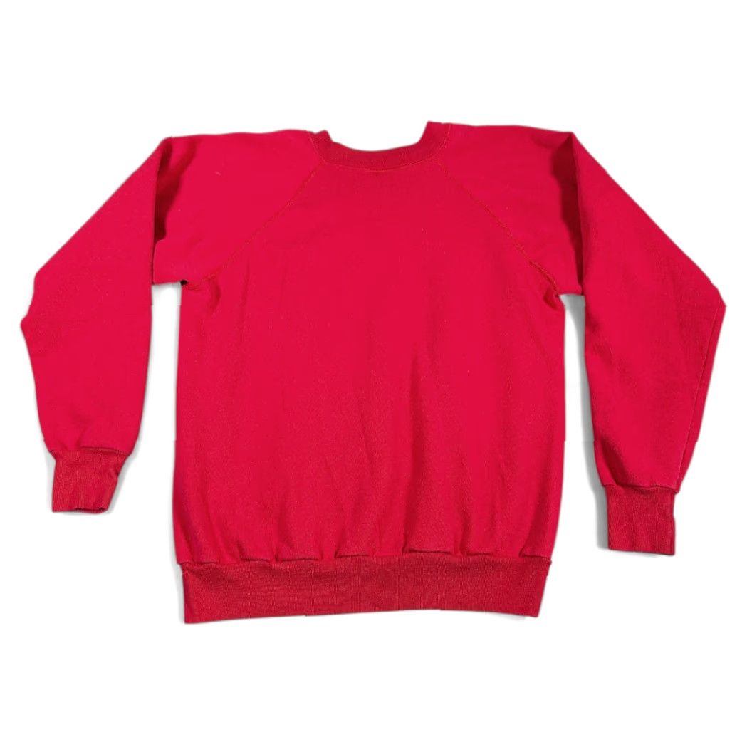 Vintage VINTAGE Christmas Sweater Men Raglan Red 90s Have A Ho-Ho-Hot Time Santa 1st Class Size US M / EU 48-50 / 2 - 3 Thumbnail