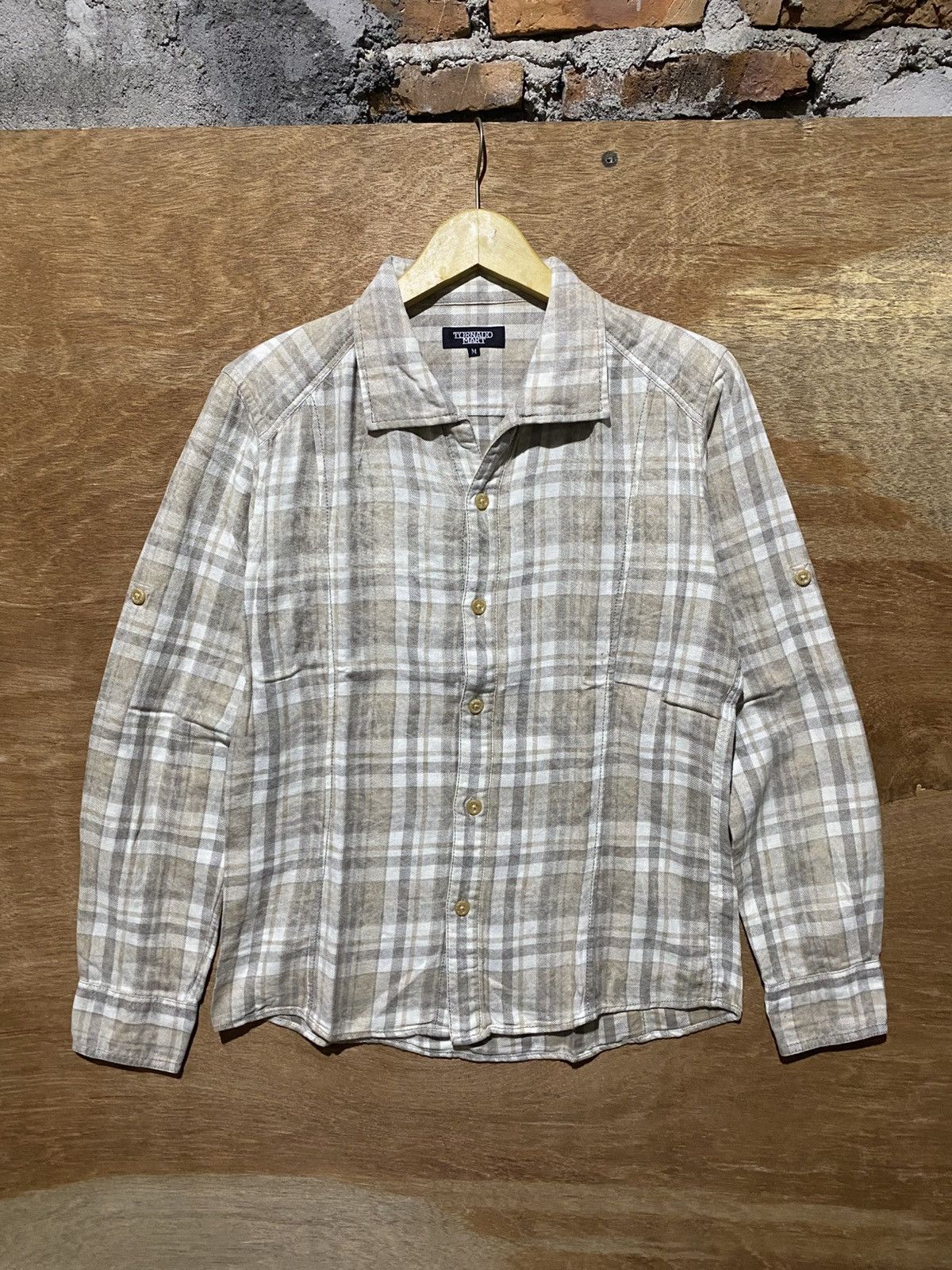 Tornado Mart 💸BINDING OFFER💸 TORNADO MART PLAID FLANNELSHIRT Size US M / EU 48-50 / 2 - 3 Thumbnail