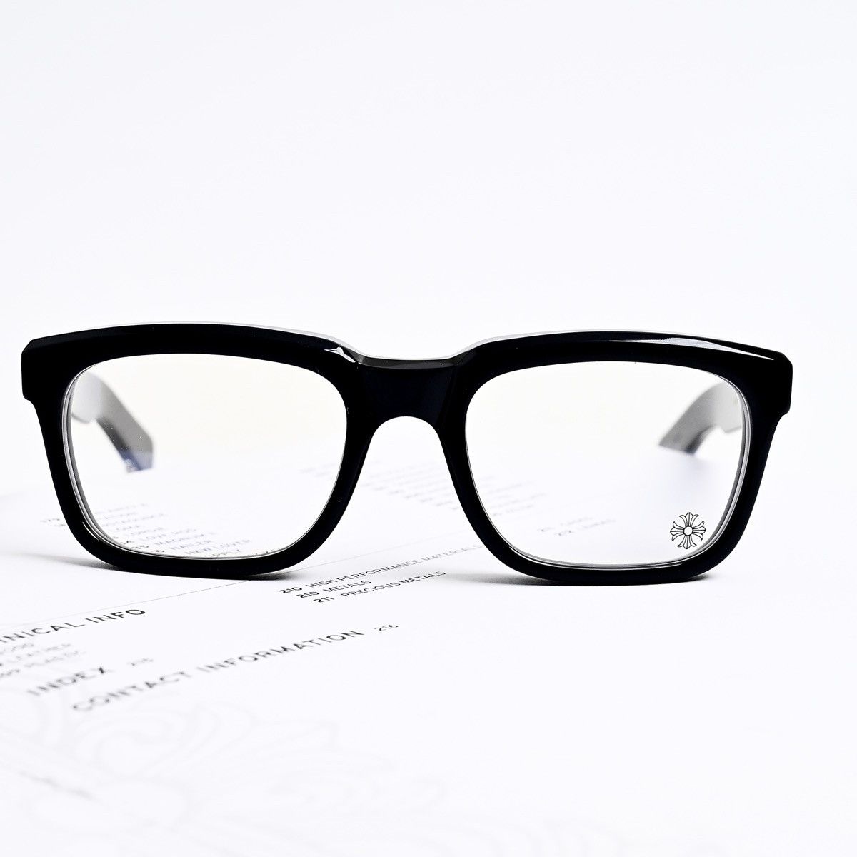 Chrome Hearts CHROME HEARTS SEE YOU IN TEA BLACK 18K GOLD PLATED GLASSES Size ONE SIZE - 4 Thumbnail