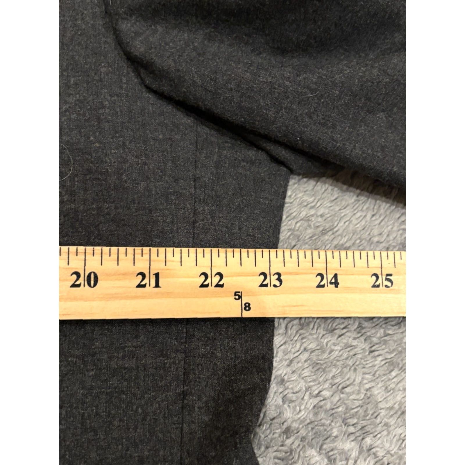 Express Express Mens Two Button Blazer Gray Wool Blend Sport Coat Jacket 46R Regular Modern Mens Blazer Size 46R - 6 Thumbnail