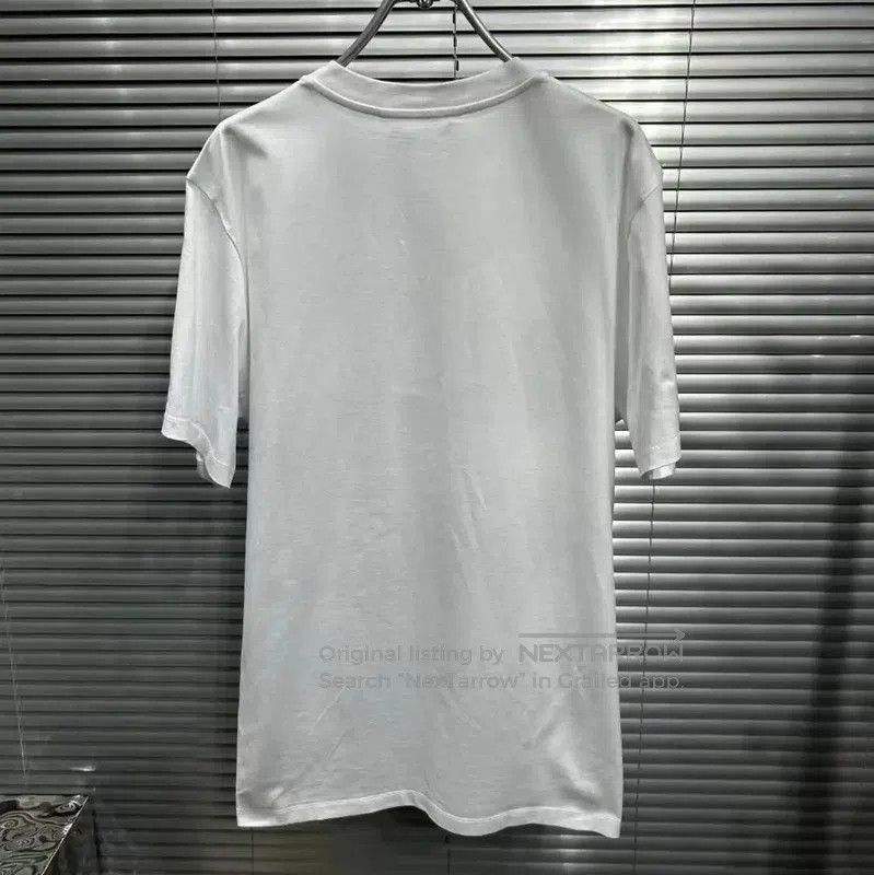 Max Mara MaxMara Summer White Cotton Bow Print T-Shirt . Size S / US 4 / IT 40 - 3 Thumbnail