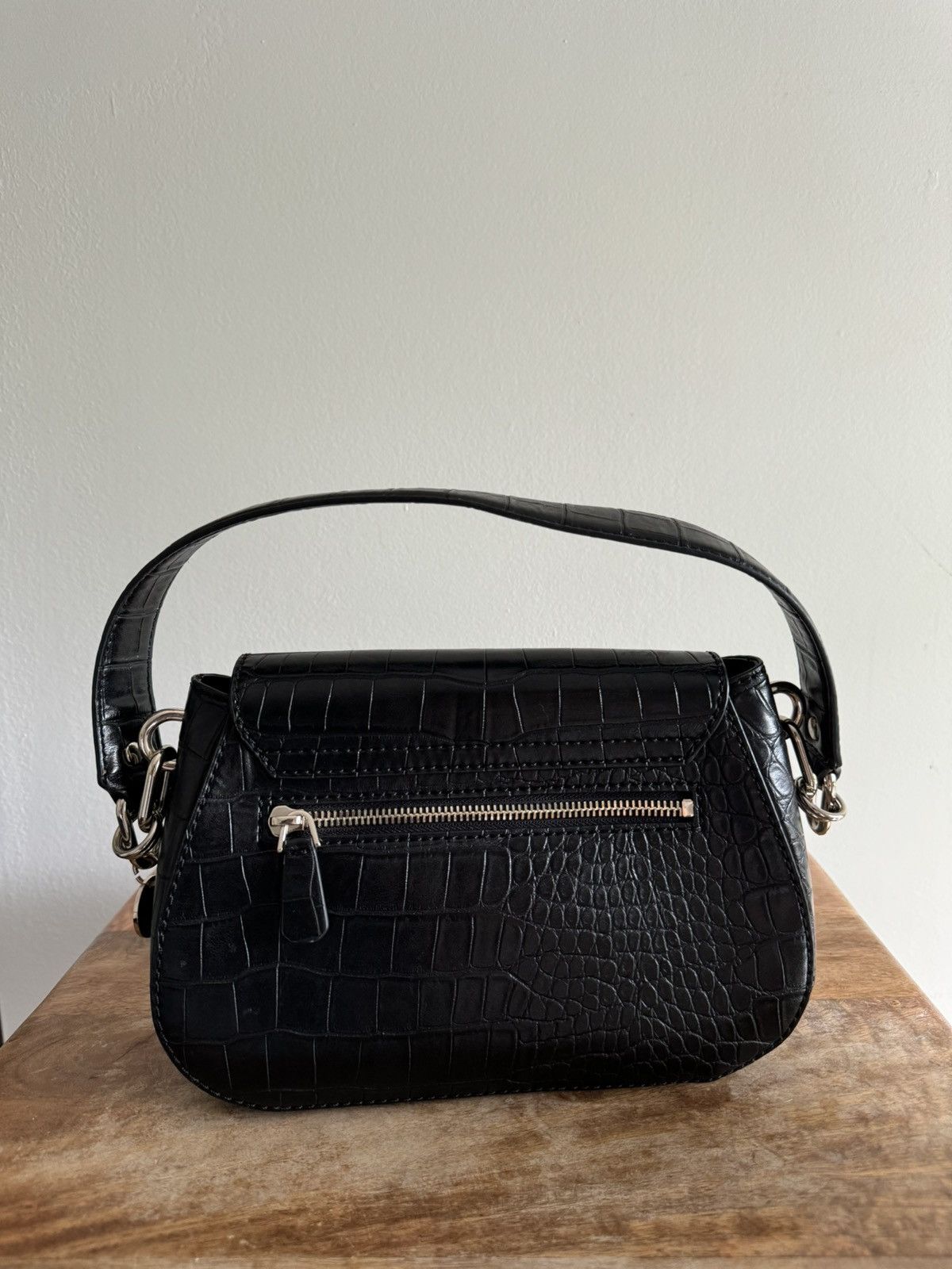 Guess Guess Croco Triple G Demi Shoulder Bag Size ONE SIZE - 2 Thumbnail