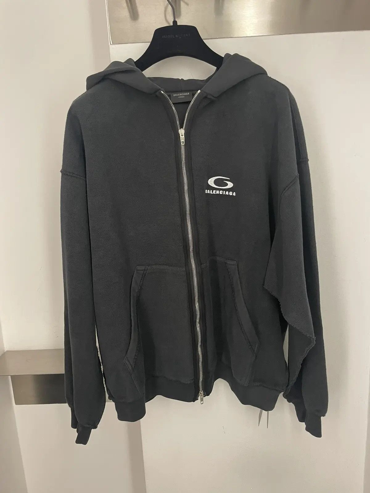Balenciaga Loop Sports Icon Inside-Out Hoodie Size US S / EU 44-46 / 1 - 1 Thumbnail