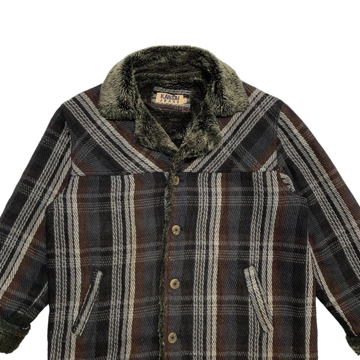 Kansai Yamamoto Kansai Jeans Tartan Jacket Size US L / EU 52-54 / 3 - 4 Thumbnail