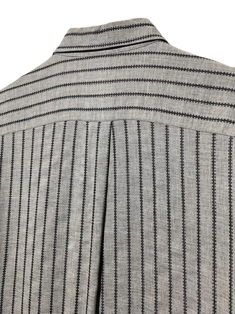 Givenchy Vintage Givenchy stitches stripe shirt Size US M / EU 48-50 / 2 - 6 Thumbnail