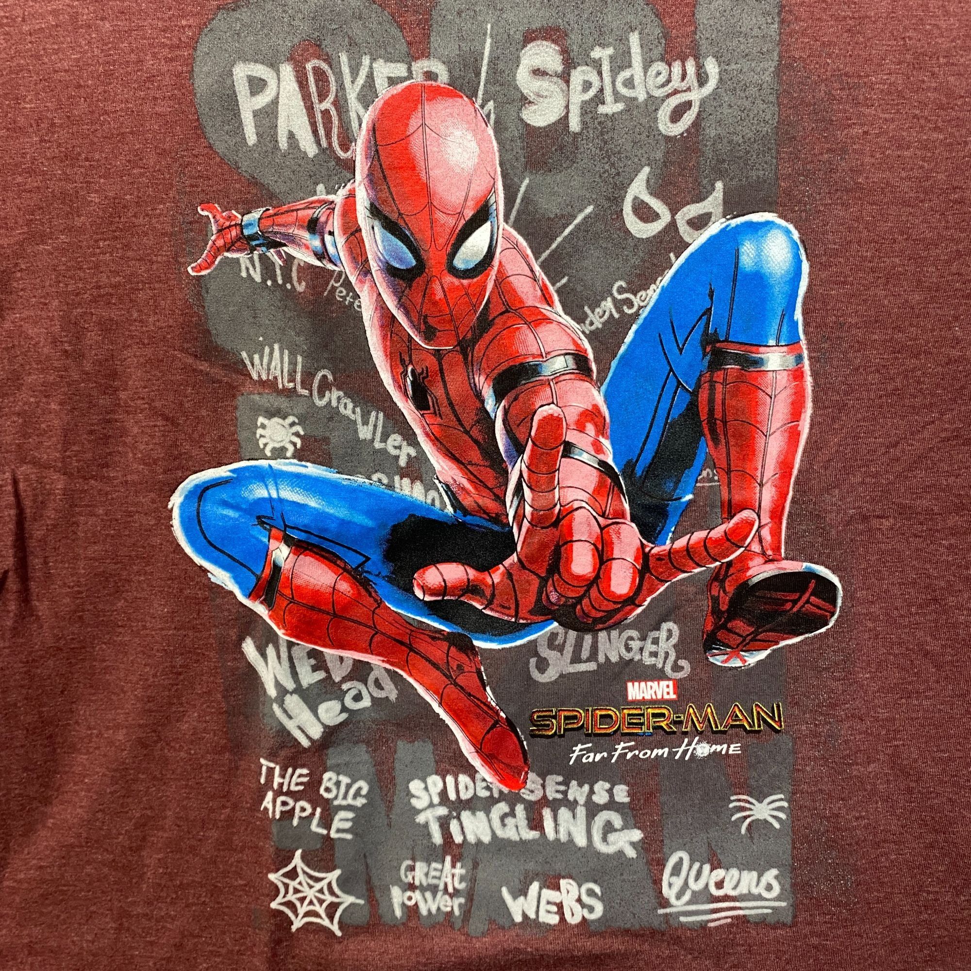 Marvel Comics Marvel Spider-Man Far From Home Graphic Design T-Shirt XL Size US XL / EU 56 / 4 - 4 Thumbnail