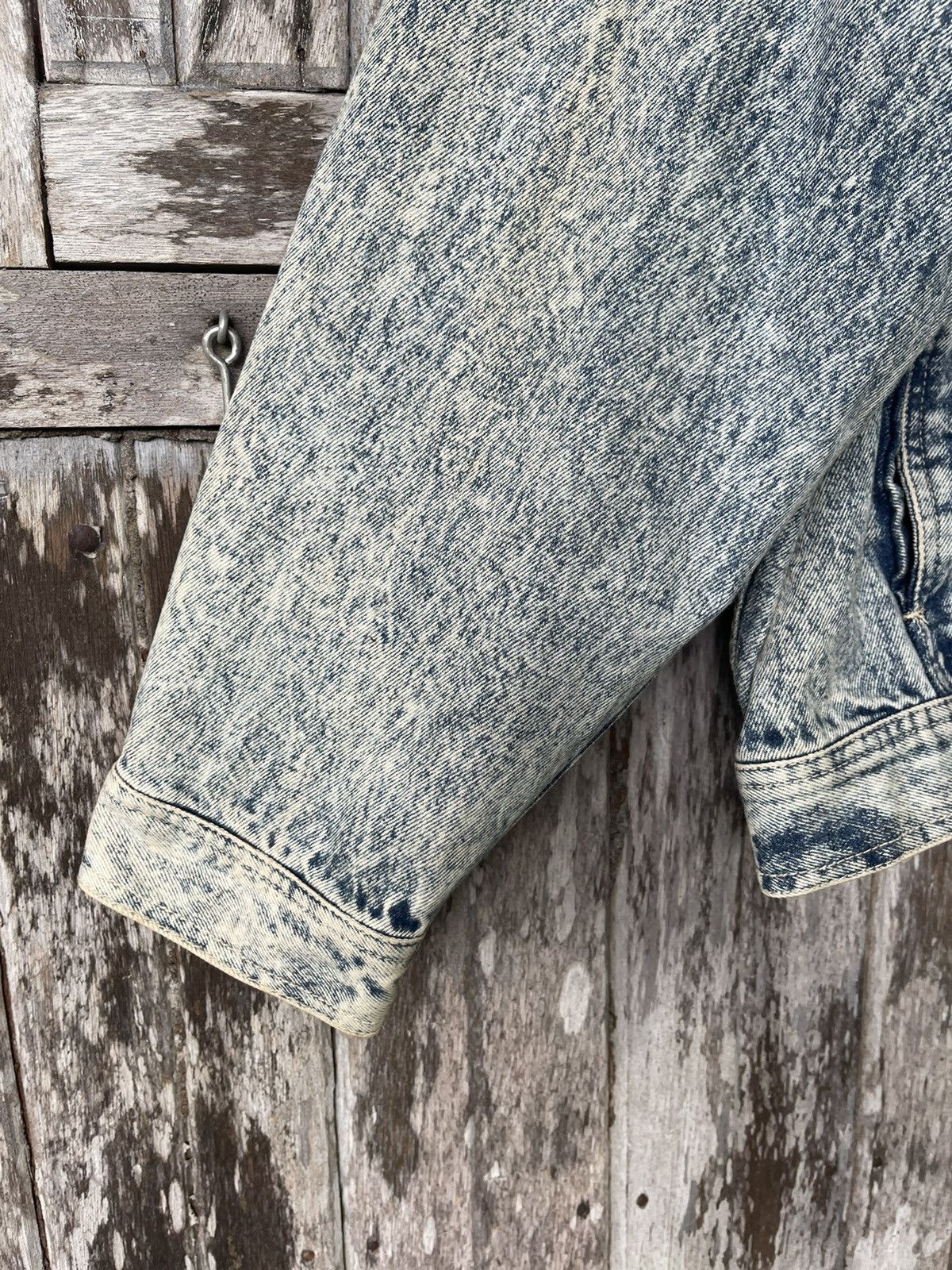 Designer Bell Scott Acid Wash Denim Jacket - Vintage 80s/90s Size US L / EU 52-54 / 3 - 5 Thumbnail