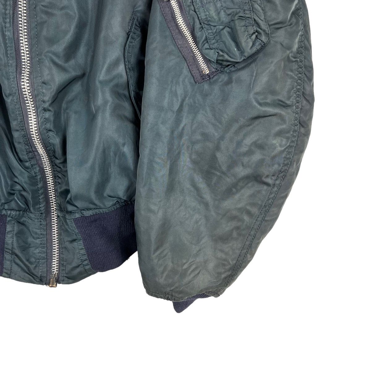 Alpha Industries 🔥 VINTAGE ALPHA BOMBER JACKET Size US L / EU 52-54 / 3 - 5 Thumbnail