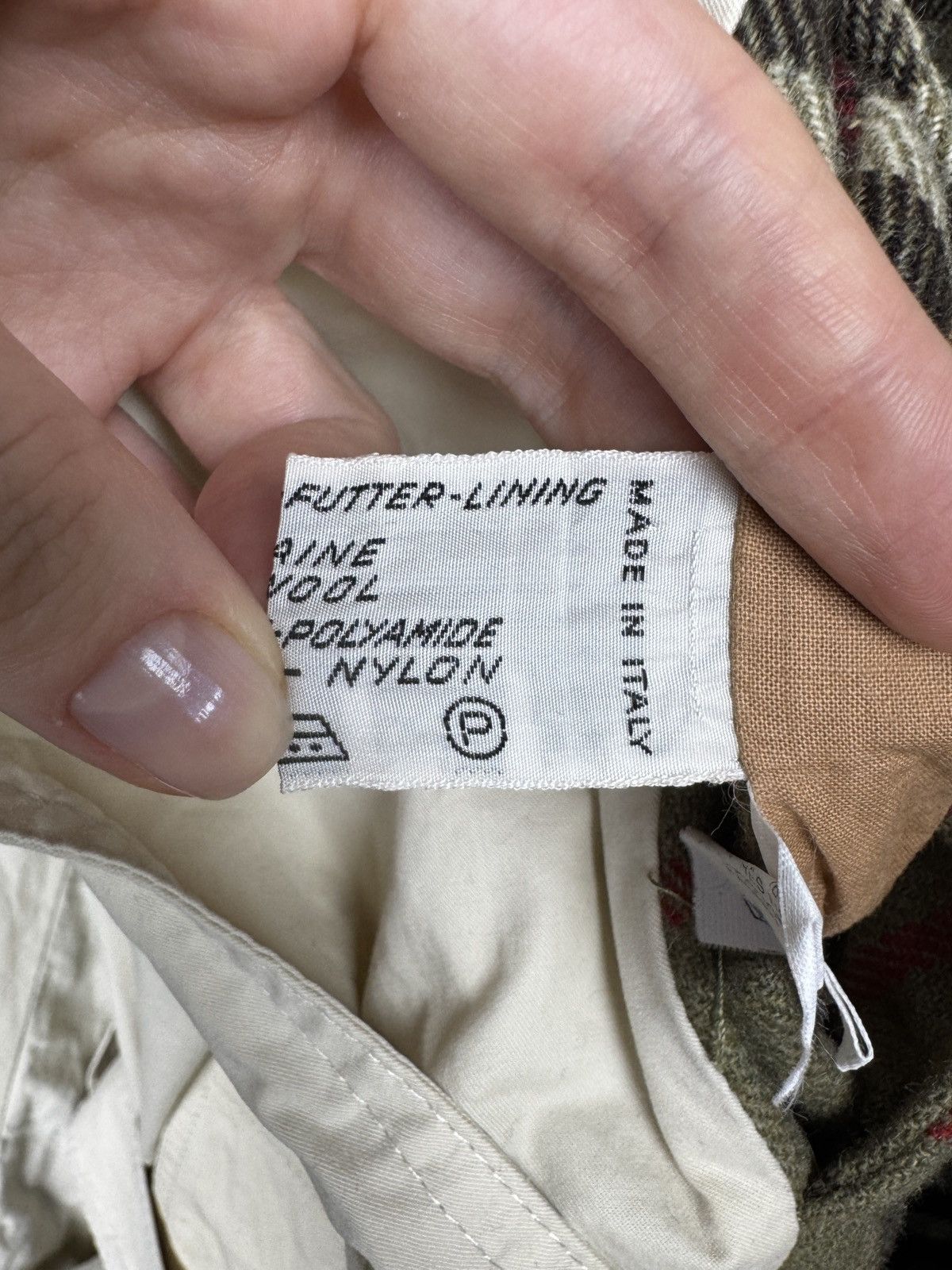 Lanvin Lanvin Boutique vintage double-breasted trench coat check 48 Size US M / EU 48-50 / 2 - 19 Thumbnail