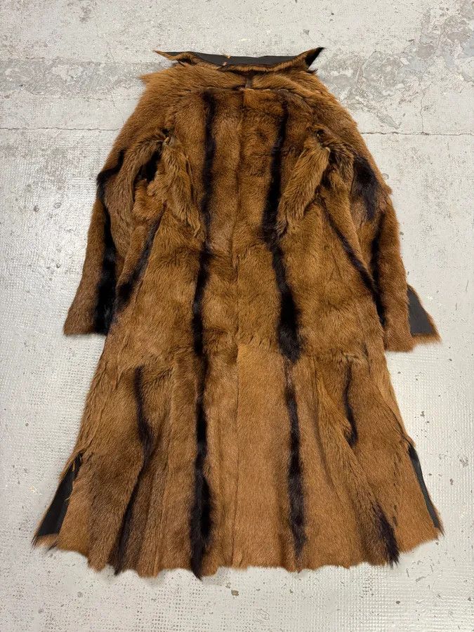 Roberto Cavalli 2000s Roberto Cavalli Royal Reversible Long Fur Brown Coat Size S / US 4 / IT 40 - 13 Thumbnail